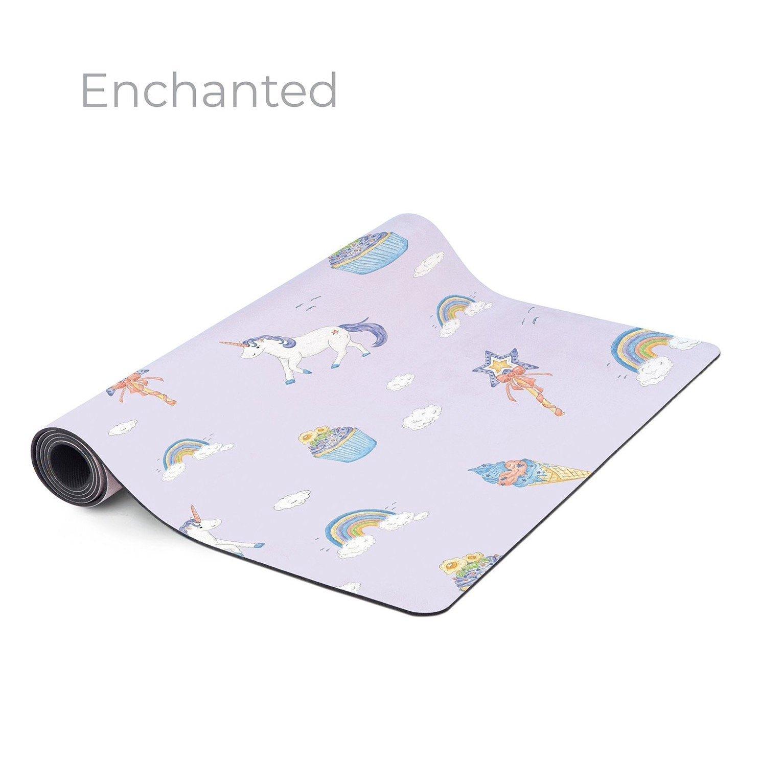 Printed Kids Yoga Mat: Enchanted