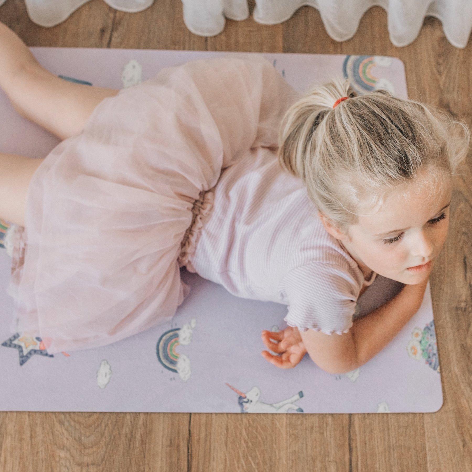 Printed Kids Yoga Mat: Enchanted image number 1