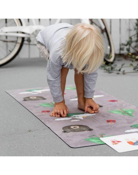 Printed Kids Yoga Mat: Nature