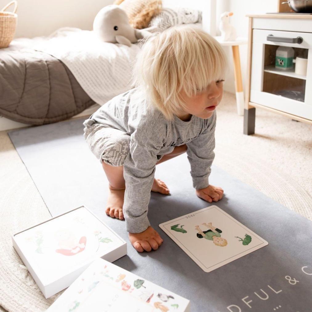 Kids Yoga Mat: Coal image number 1