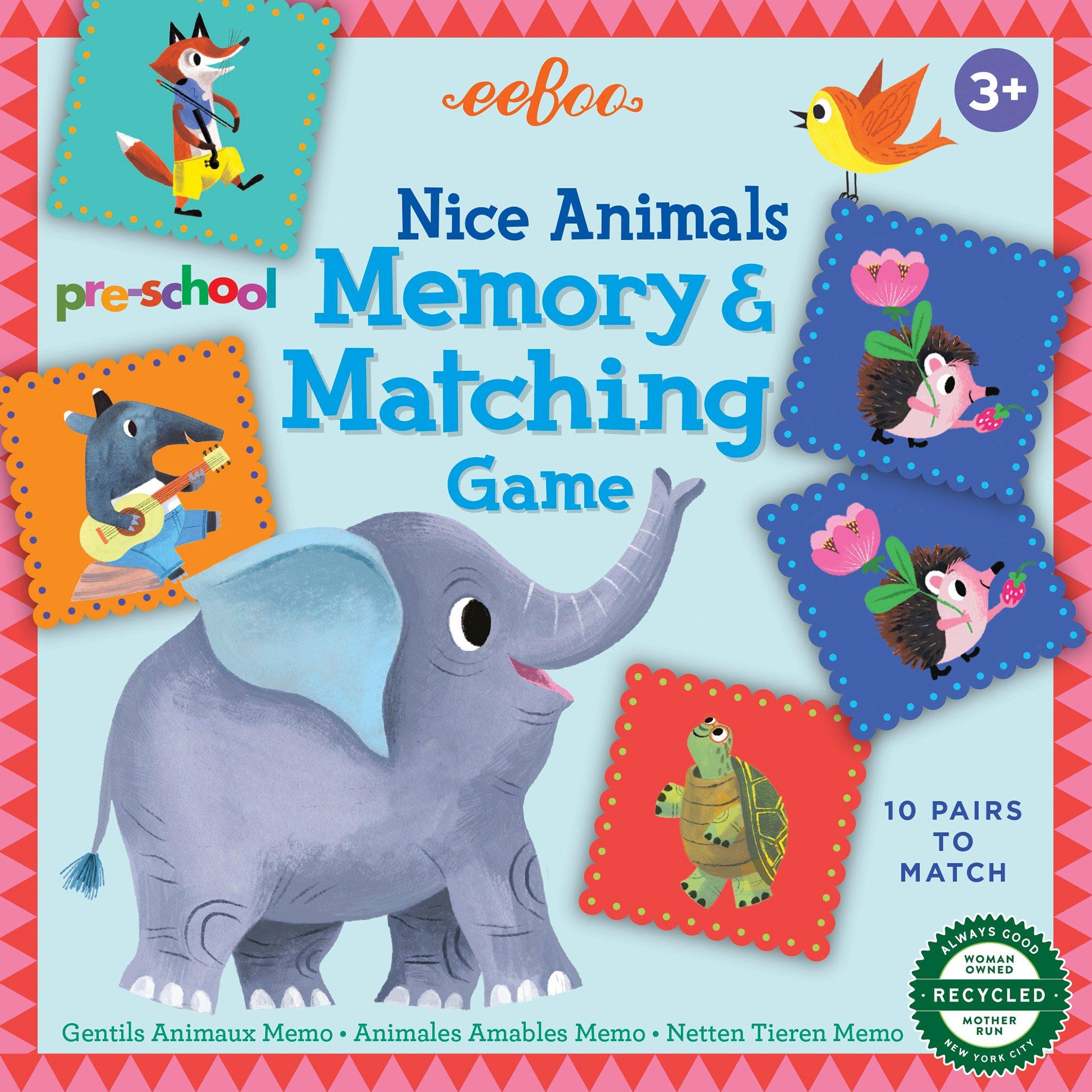 Memory & Matching Game - Nice Animals Preschool image number 4