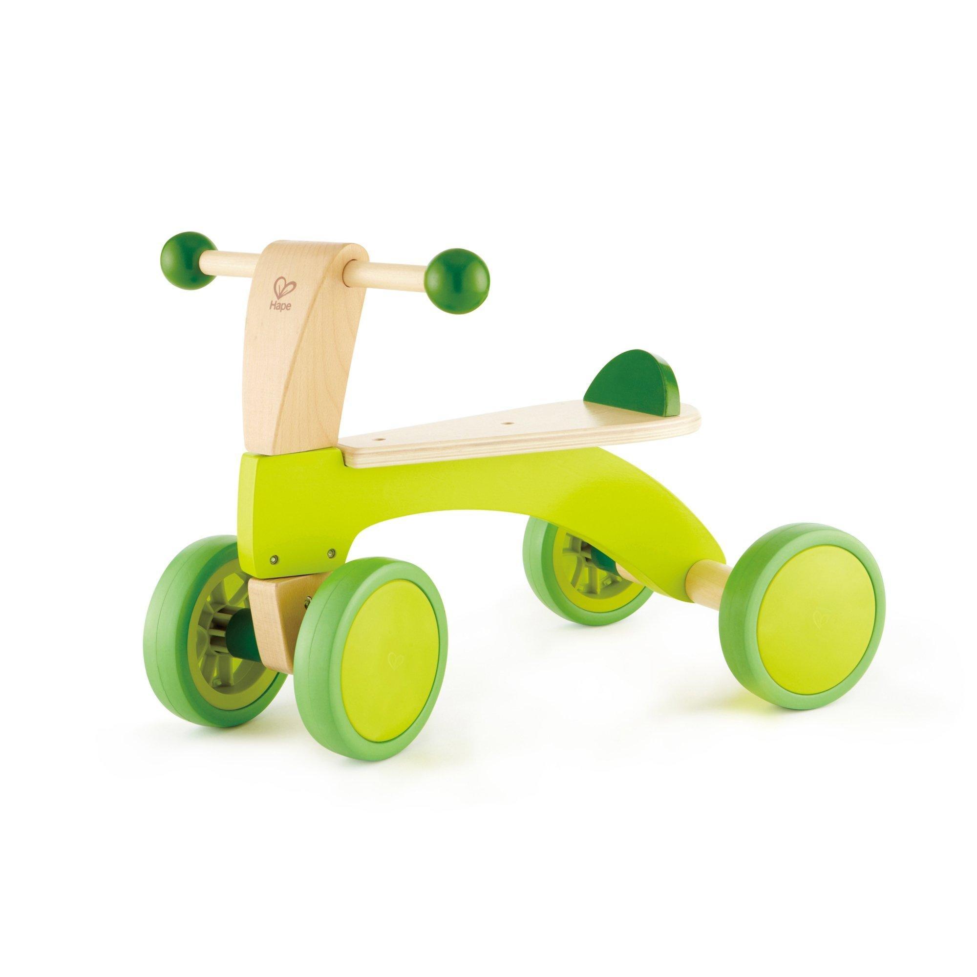 Scoot Around Ride On Wood Bike - Bright Green