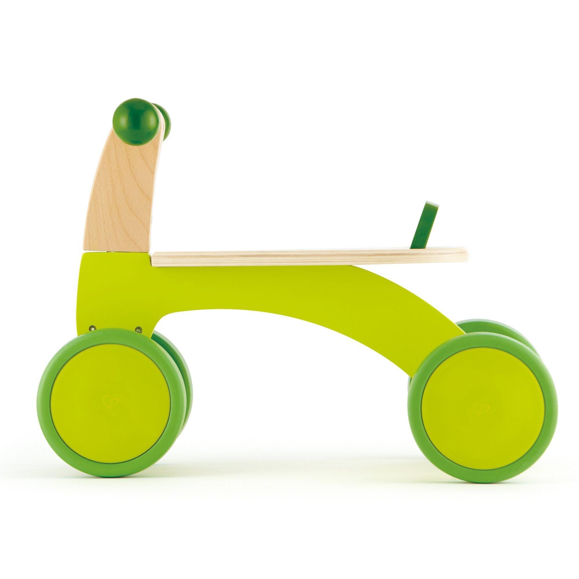 Scoot Around Ride On Wood Bike - Bright Green image number 2