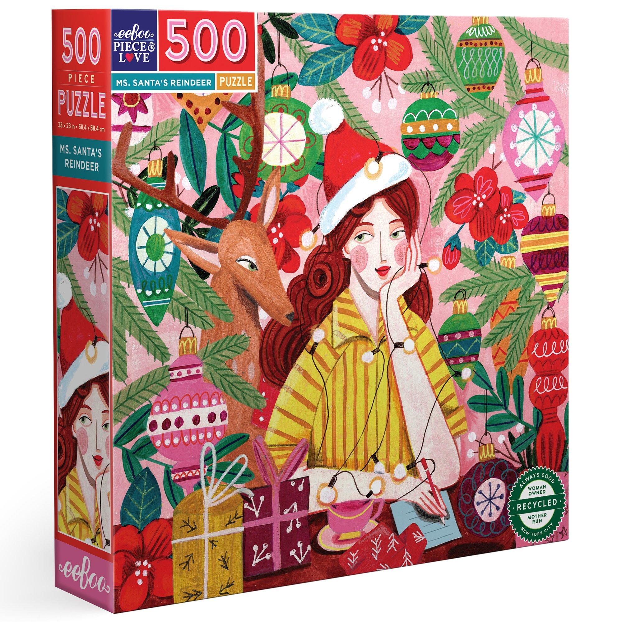 Ms. Santa's Reindeer - 500 pc Puzzle