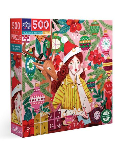 Ms. Santa's Reindeer - 500 pc Puzzle
