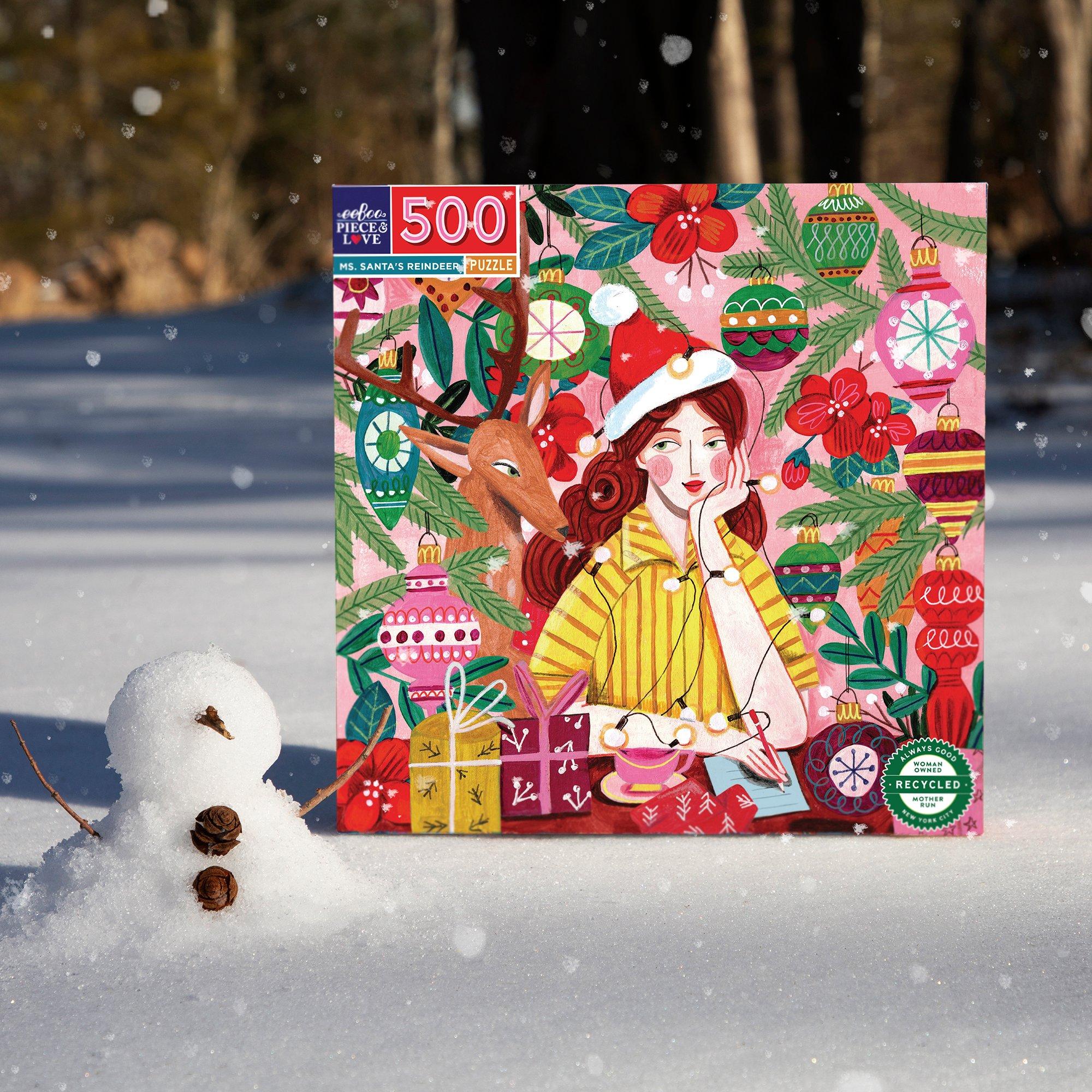 Ms. Santa's Reindeer - 500 pc Puzzle image number 3