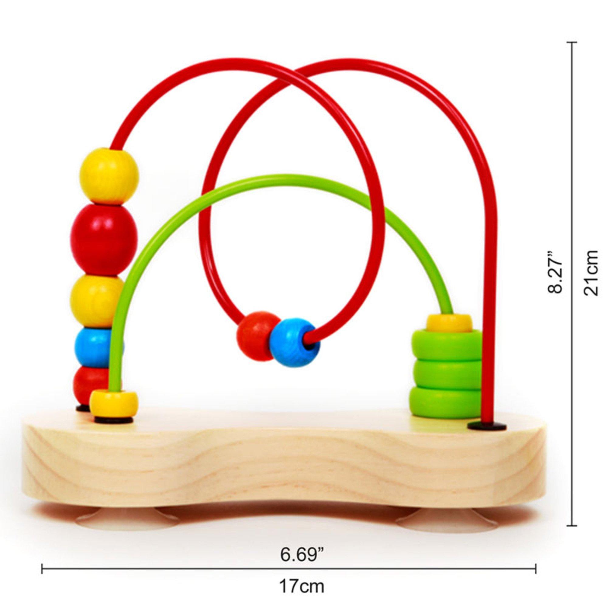 Bead Maze: Double Bubble Wooden image number 1