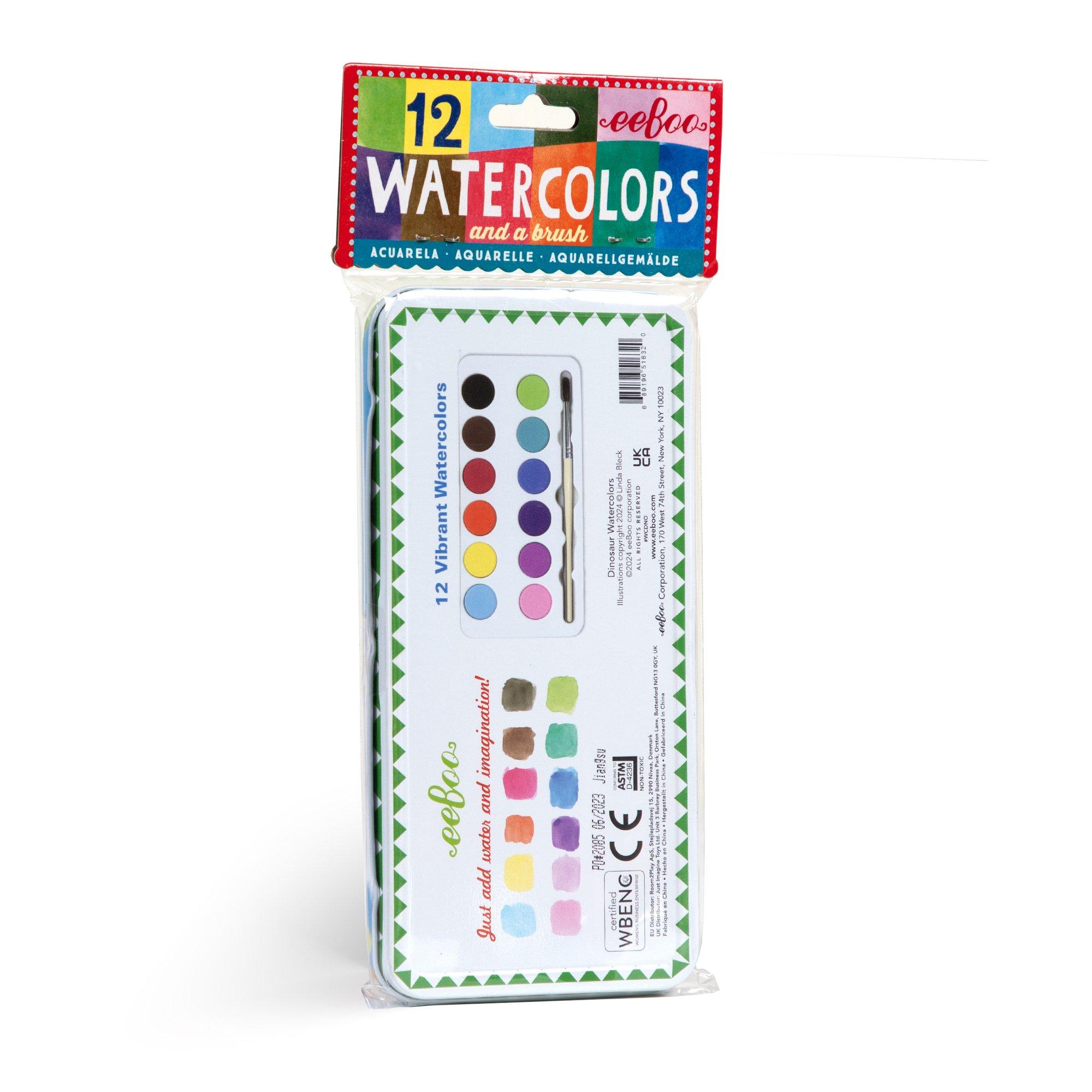 Watercolors Paint Set: Dinosaur image number 1