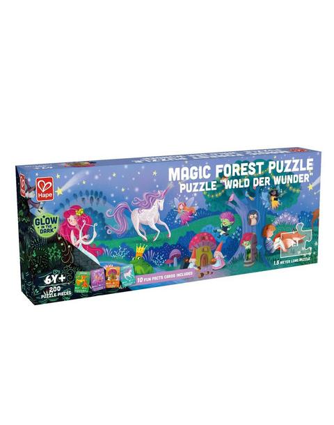 Giant Glow-In-The-Dark Puzzle: Magic Forest - 200 Pieces
