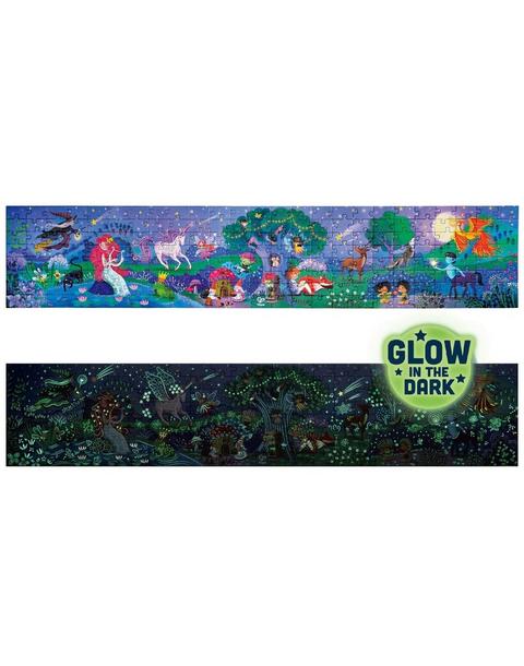 Giant Glow-In-The-Dark Puzzle: Magic Forest - 200 Pieces