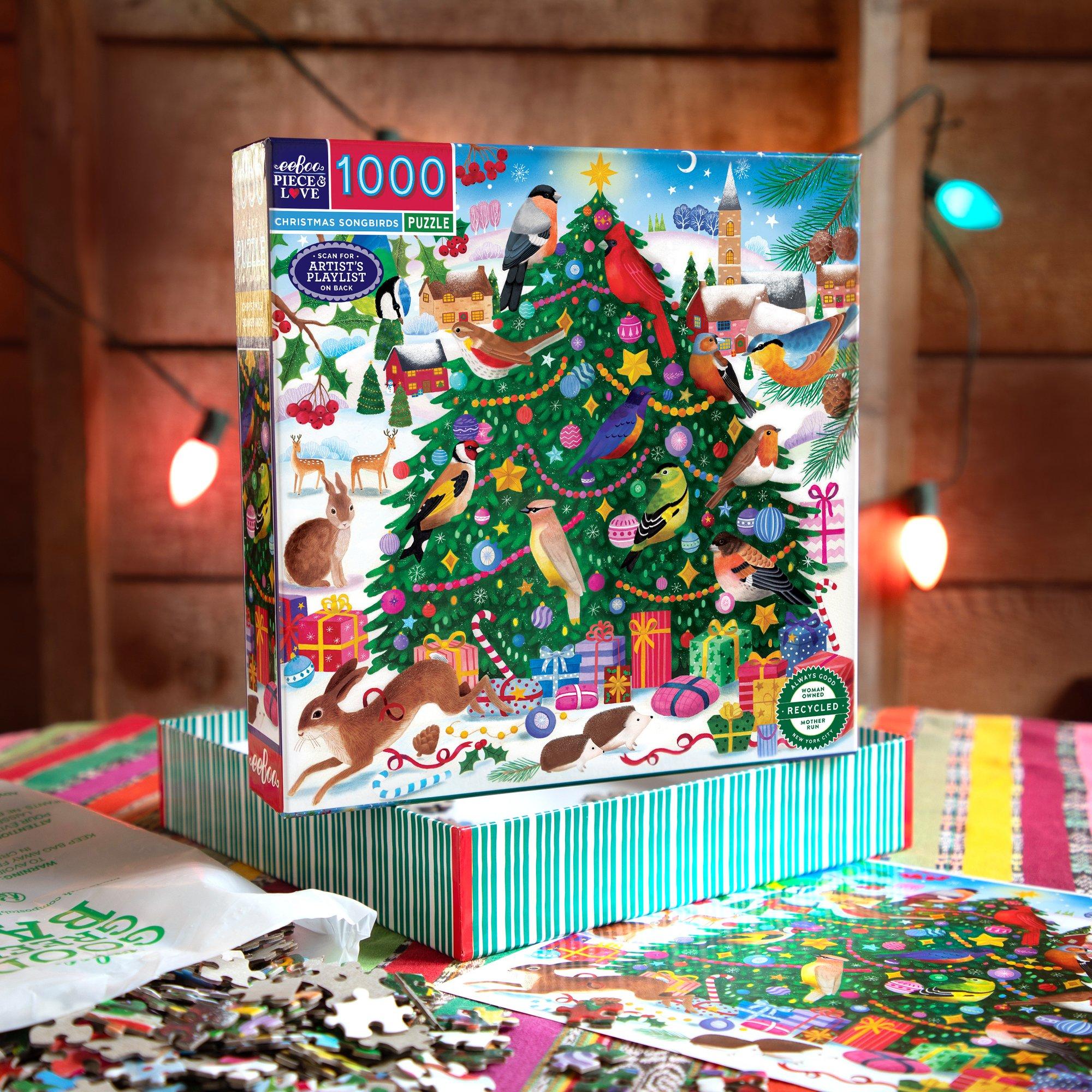 Christmas Songbirds - 1000 pc Puzzle image number 3