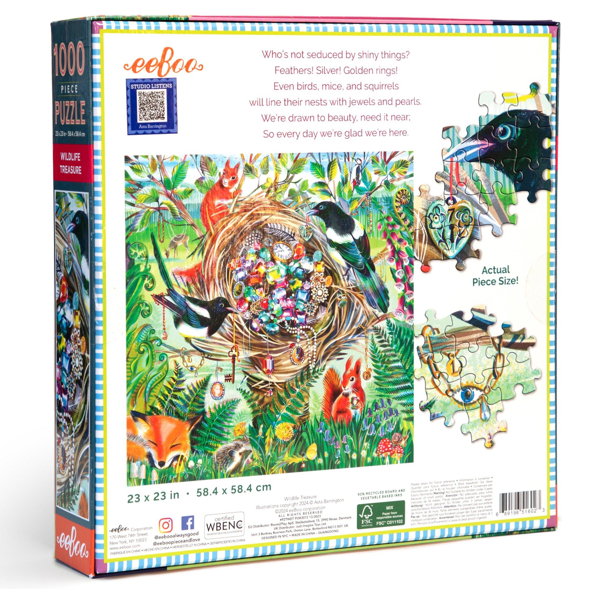 Wildlife Treasure - 1000 pc Puzzle image number 1