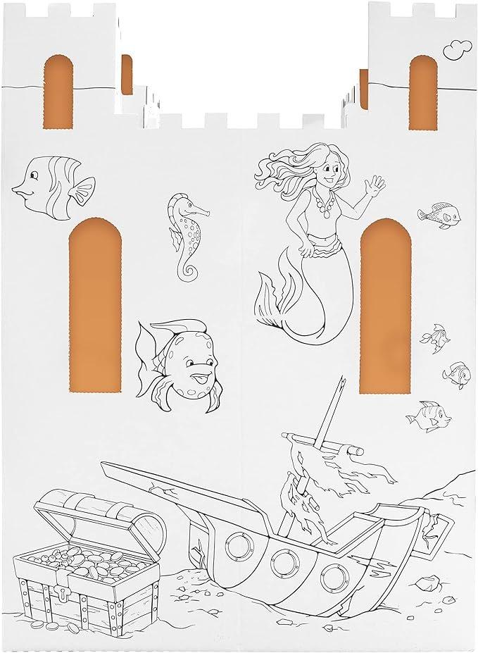 Coloring House - Sand Castle image number 1