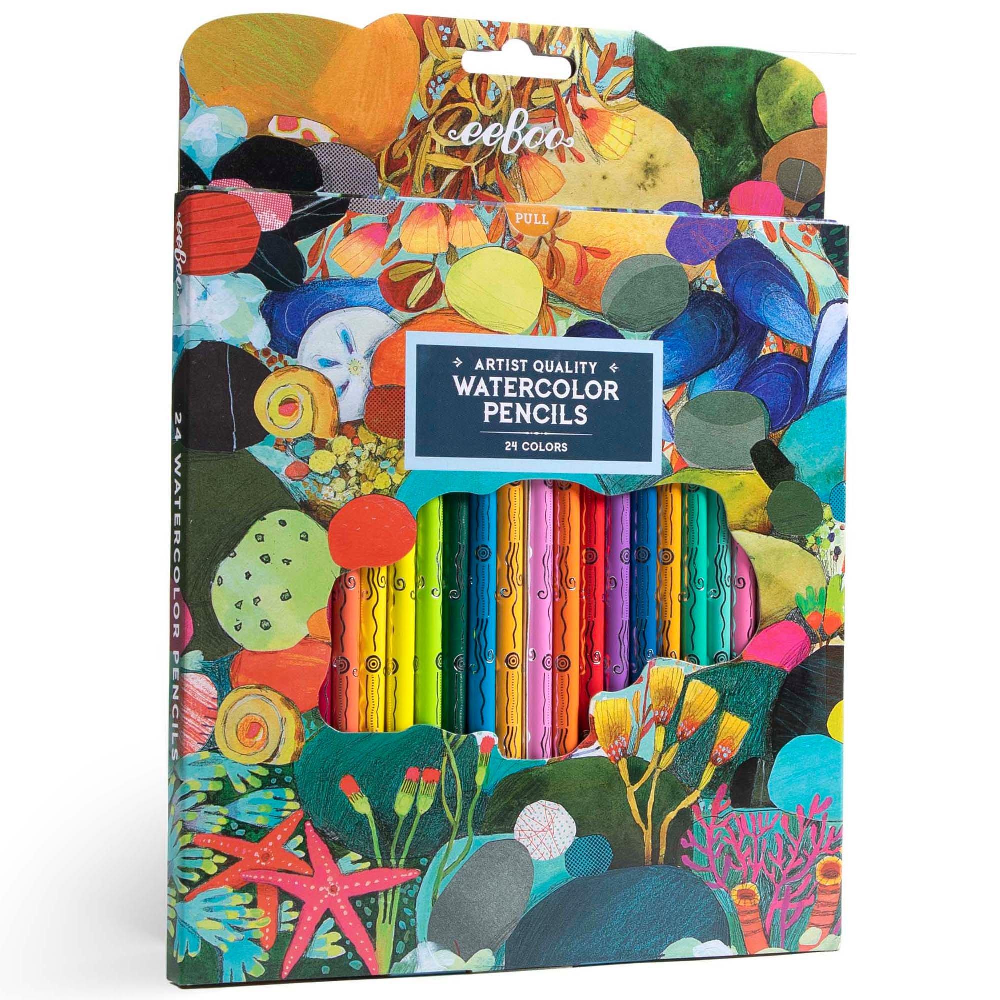 Watercolor Pencils: Tidepool - 24 pc
