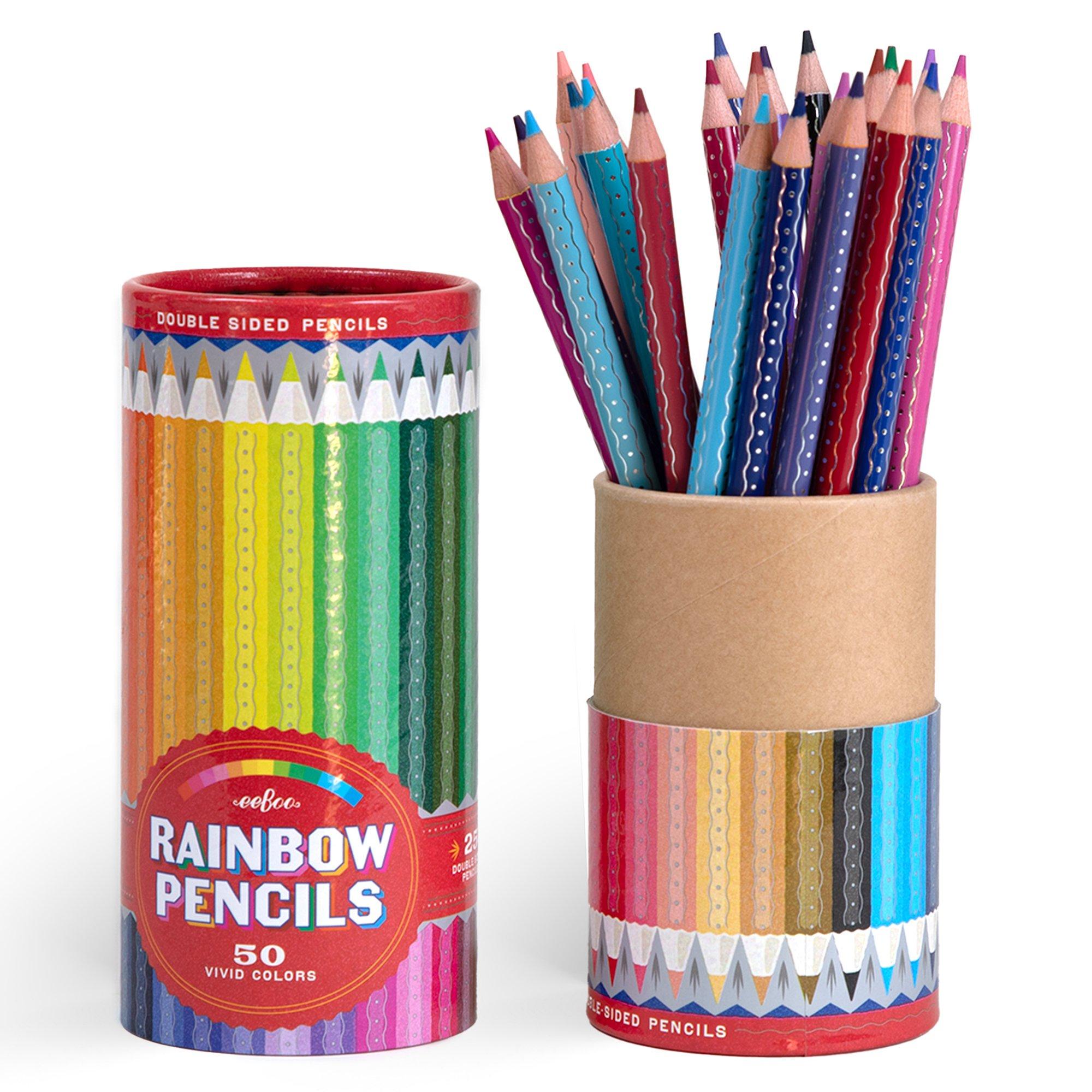 Double-Sided Colored Pencils: Rainbow - 25pc