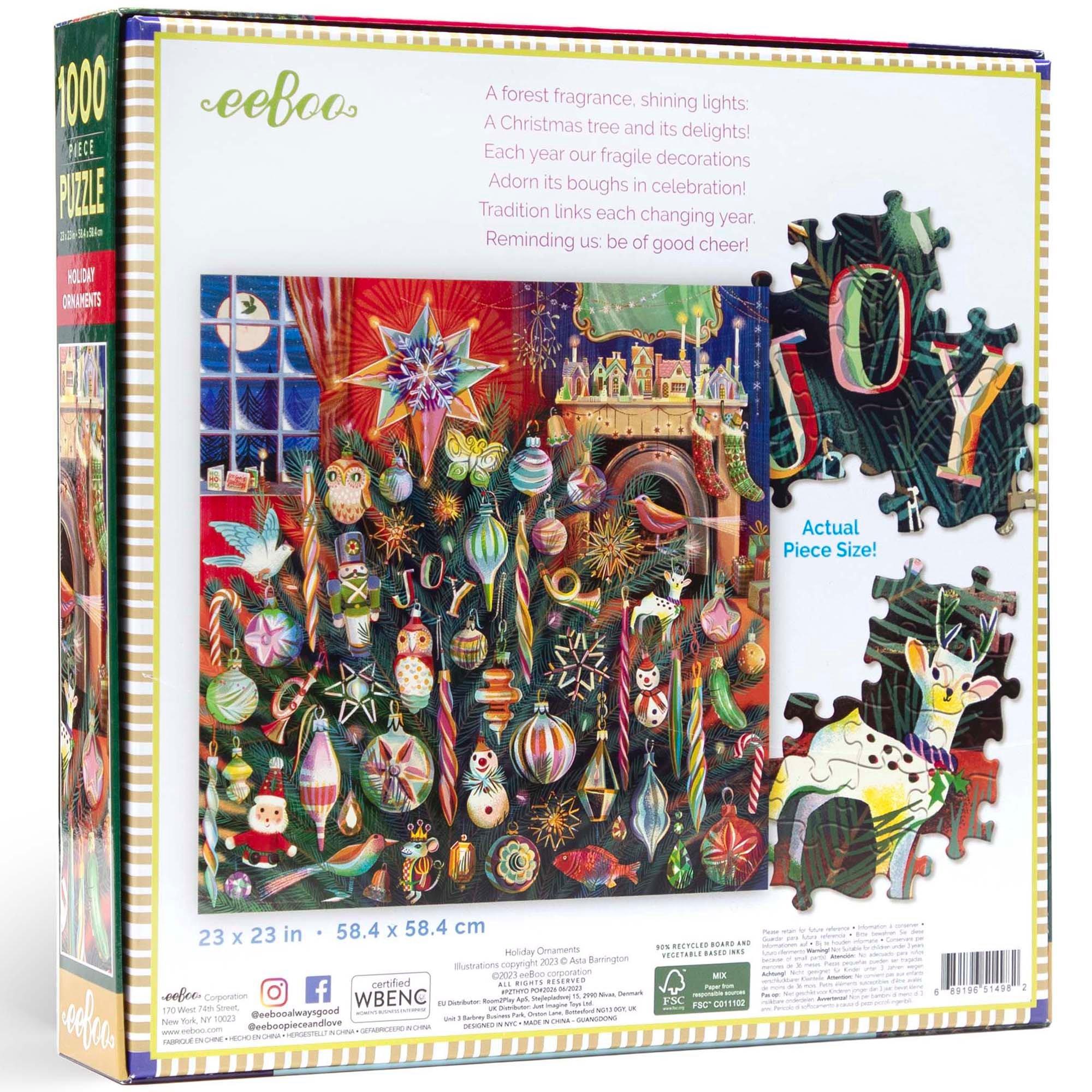 Holiday Ornaments - 1000 pc Puzzle image number 2