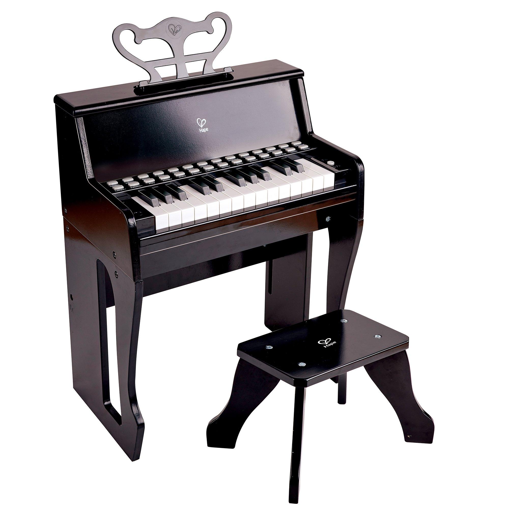 Piano w/ Stool - Black