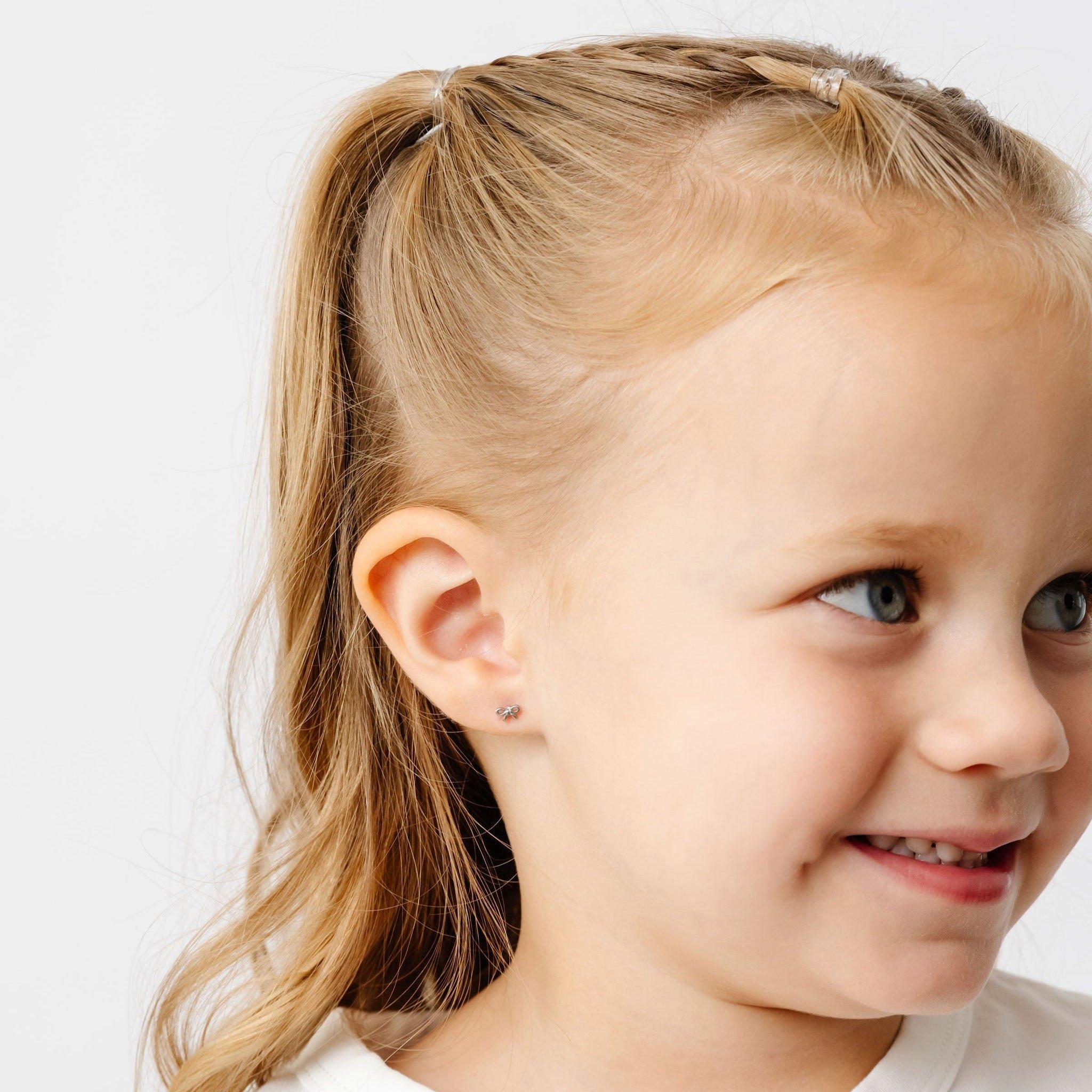 Mini Bow Stud Earrings image number 1