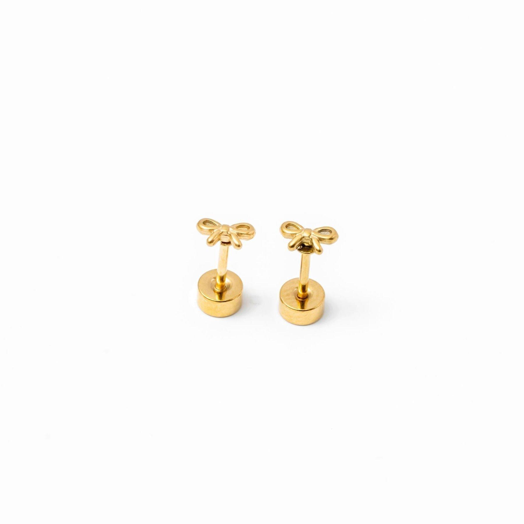 Mini Bow Stud Earrings