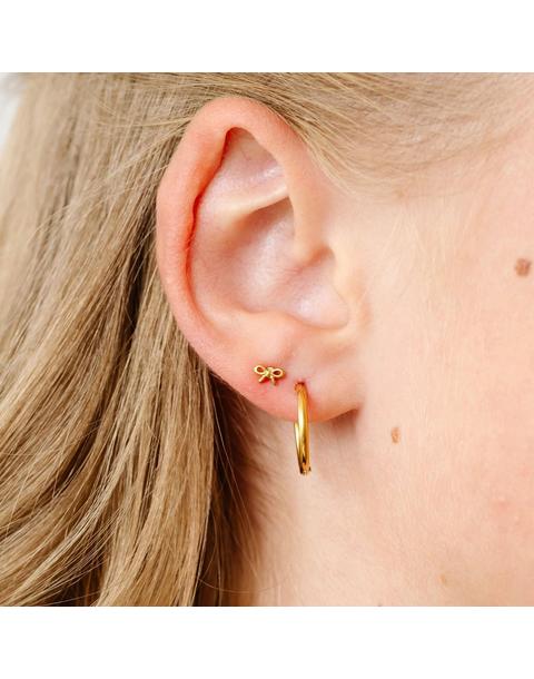 Mini Bow Stud Earrings
