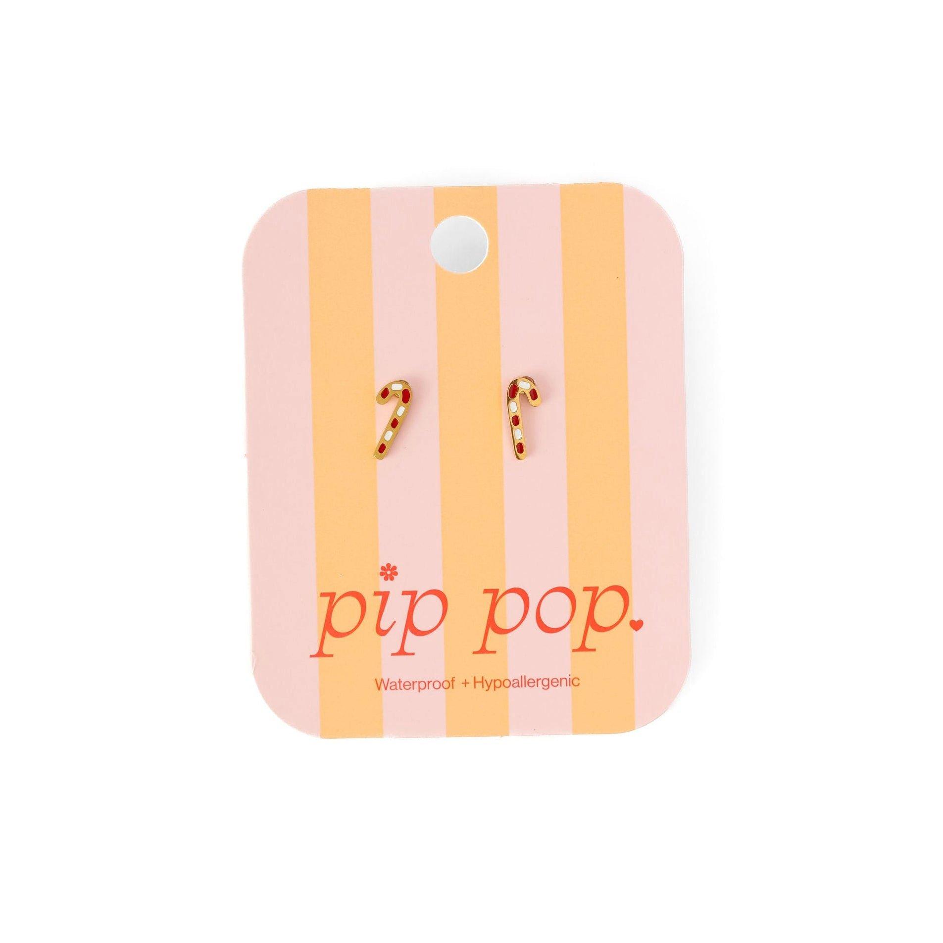 Candy Cane Stud Earrings image number 4