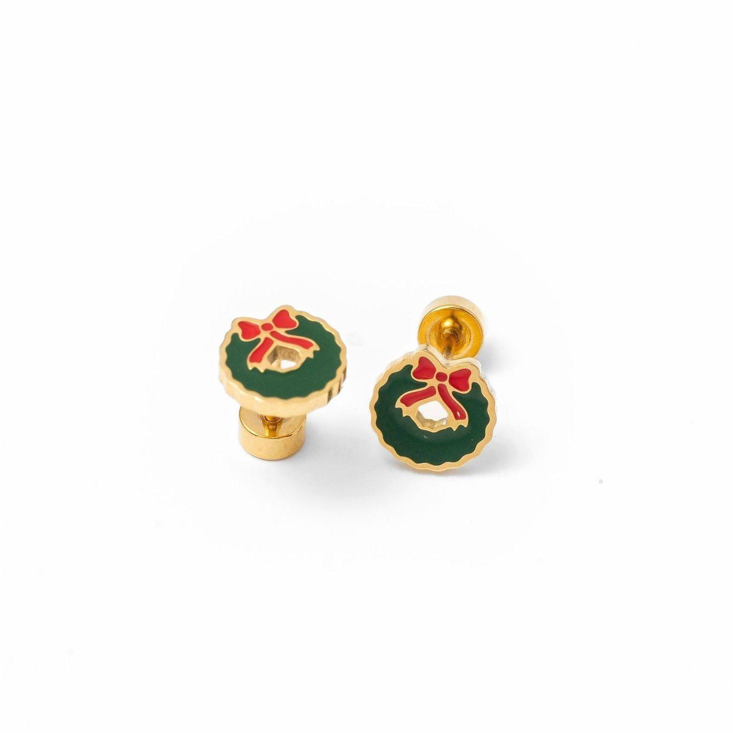 Wreath Stud Earrings image number 4