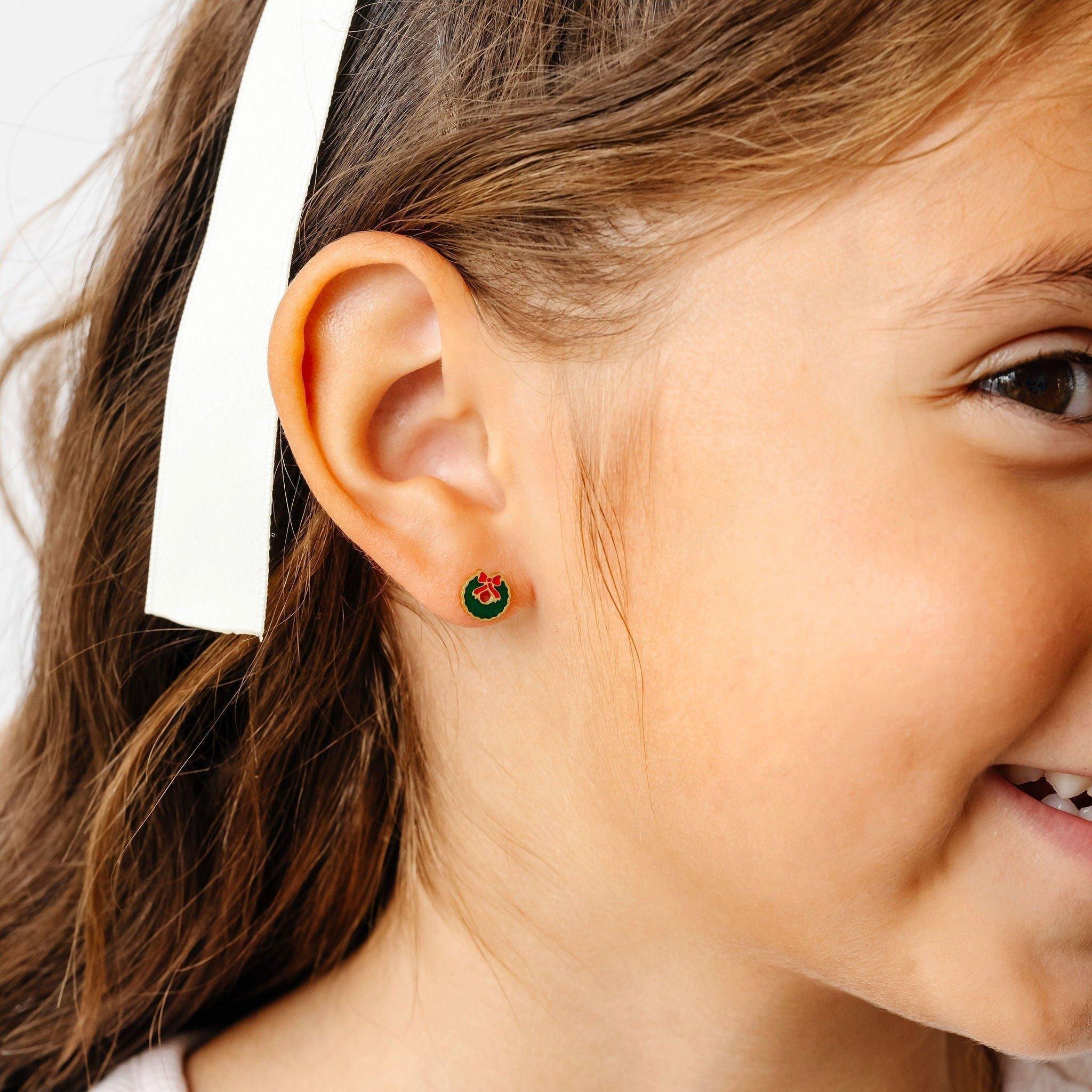 Wreath Stud Earrings image number 1