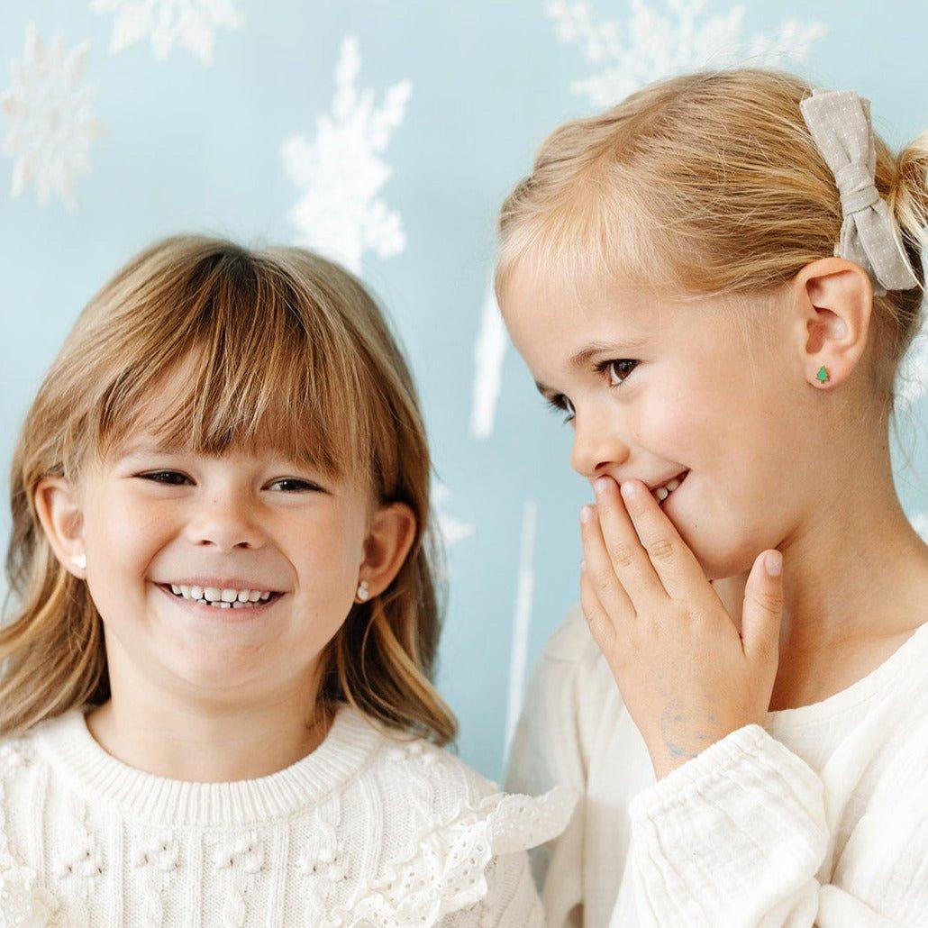 Christmas Tree Stud Earrings image number 2