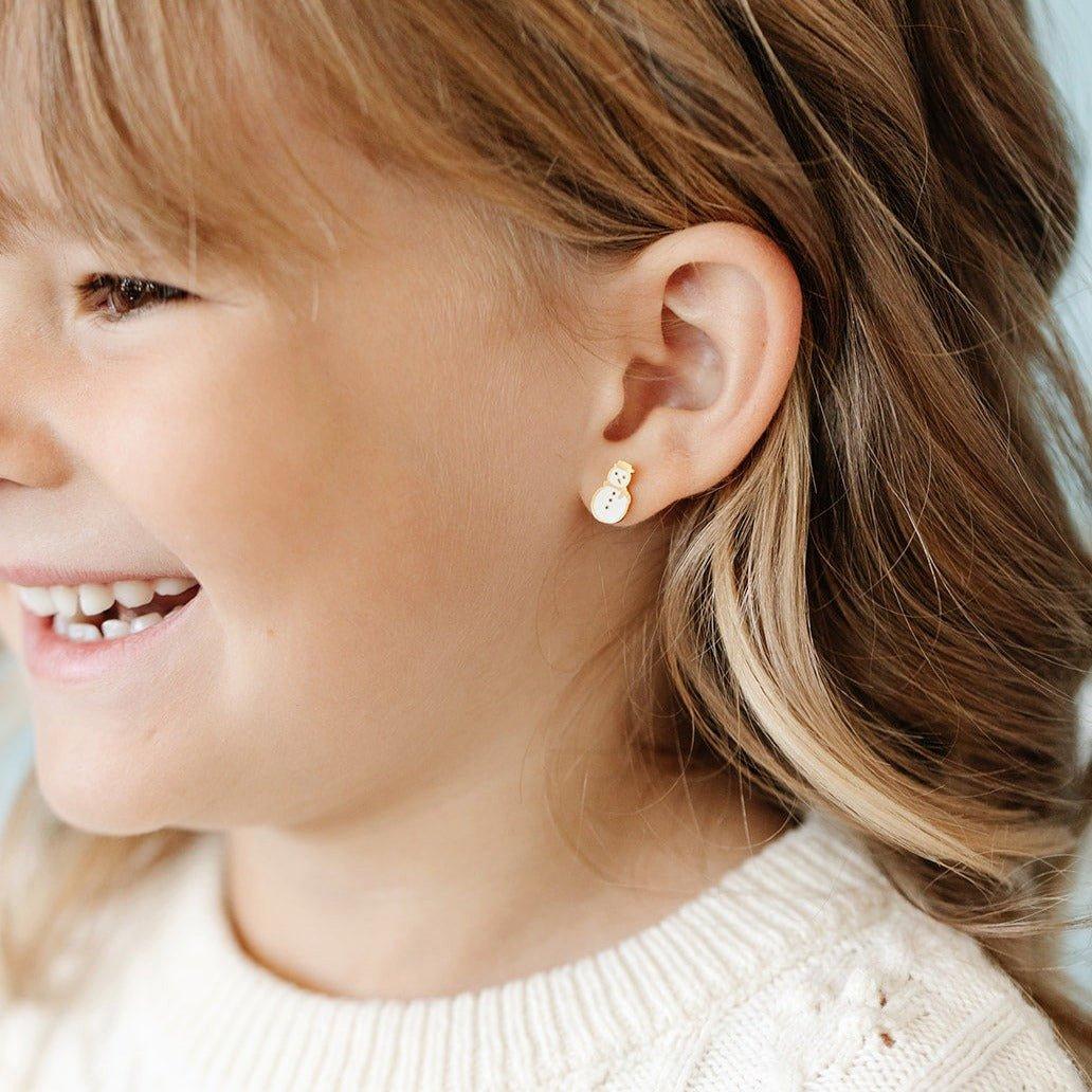Snowman Stud Earrings image number 1
