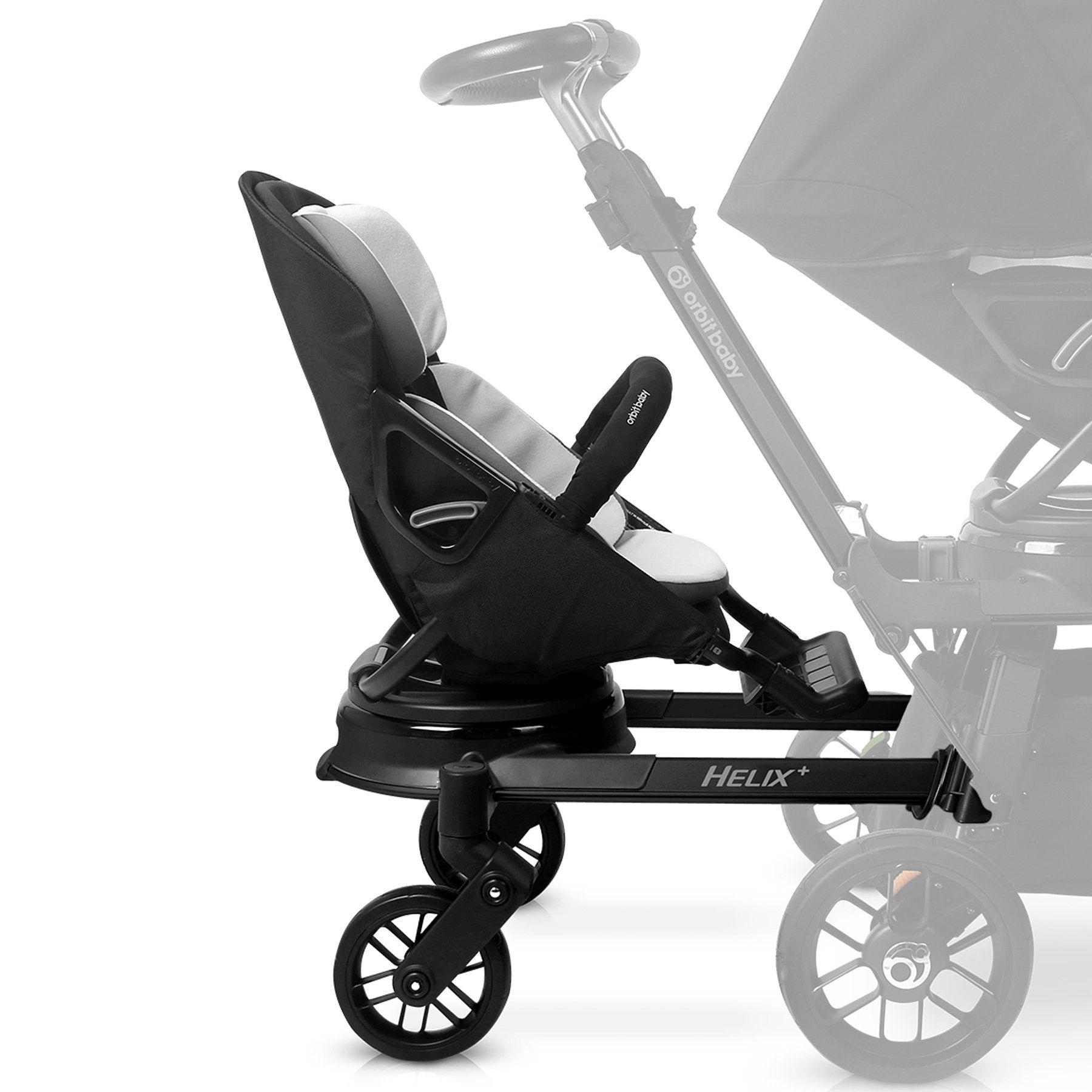 Helix+ & Stroller Seat: Black Luxe | Black