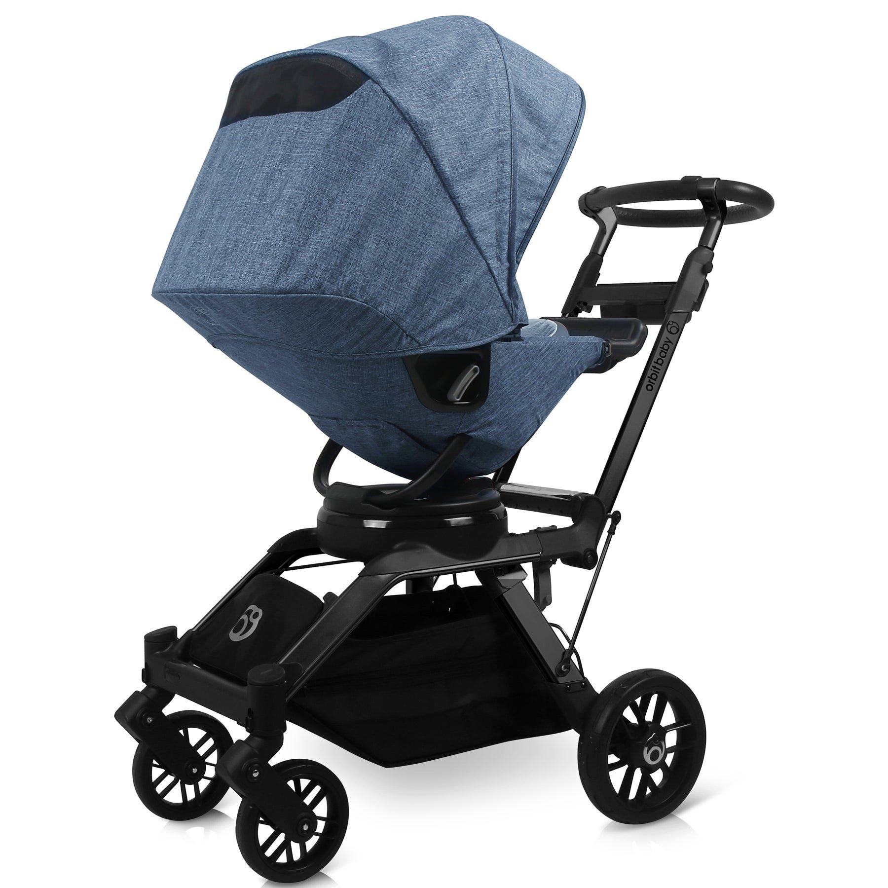 Stroller Canopy in Mélange Navy image number 1