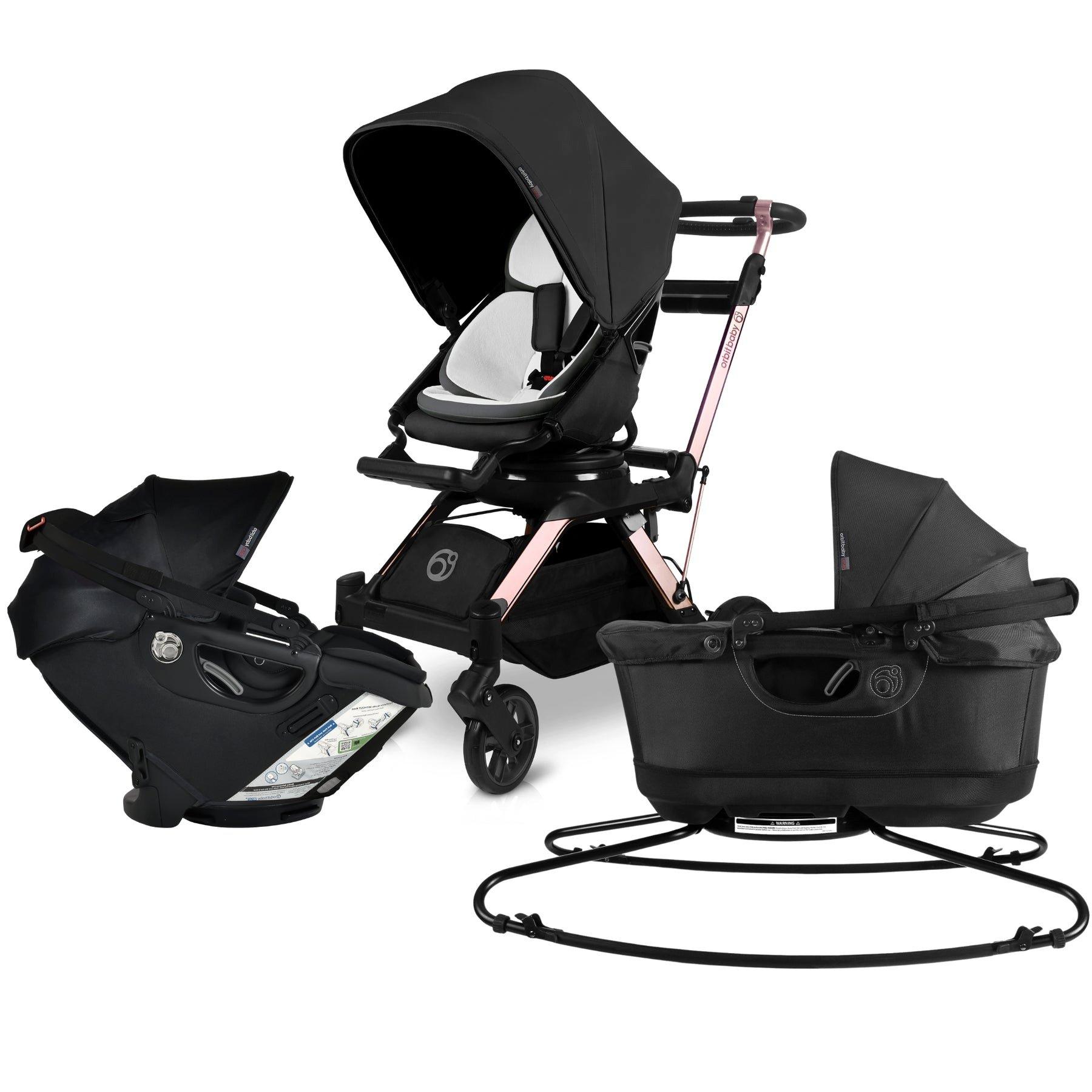 Stroll, Lounge & Ride Travel System: Rose Gold | Black