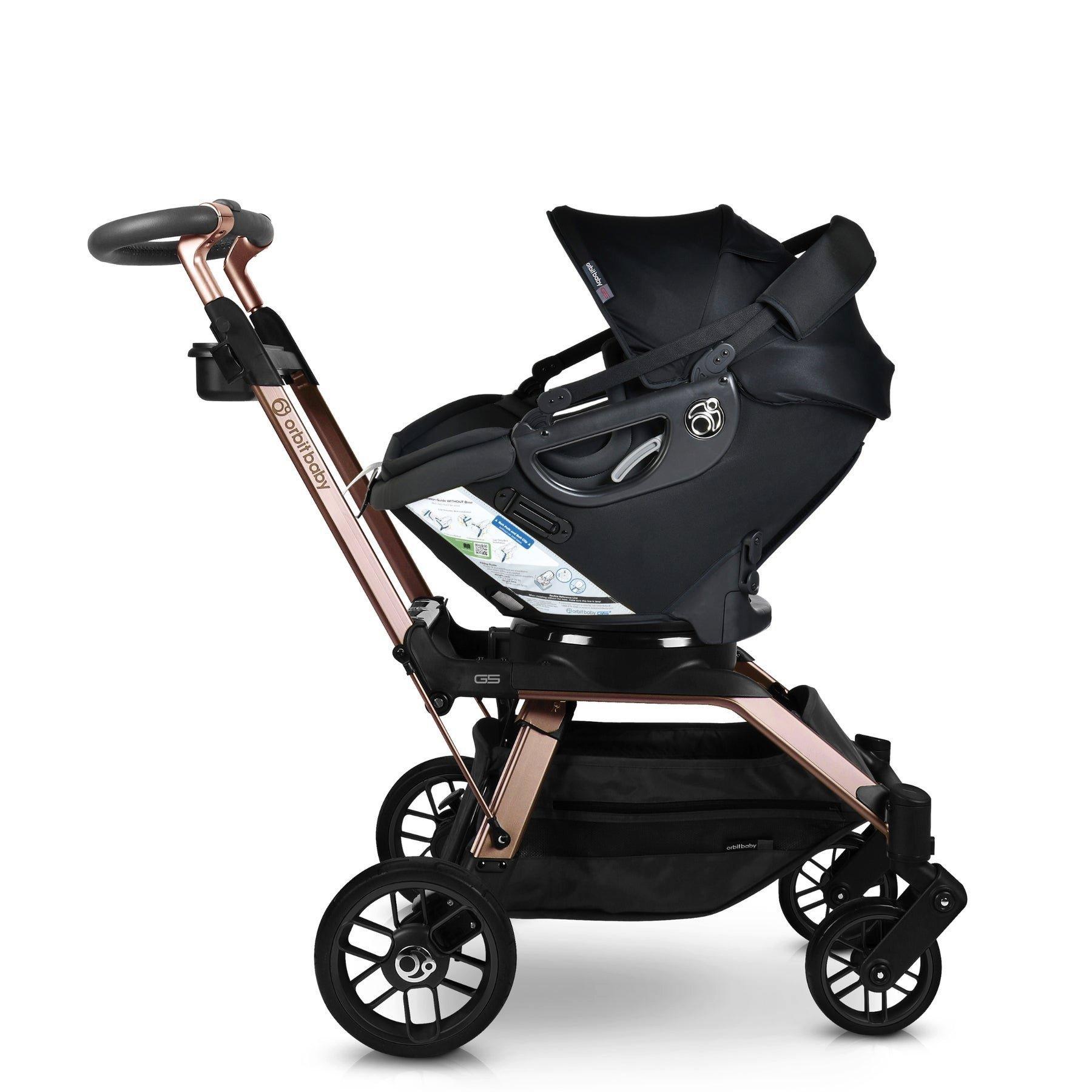 Stroll, Lounge & Ride Travel System: Rose Gold | Black image number 2