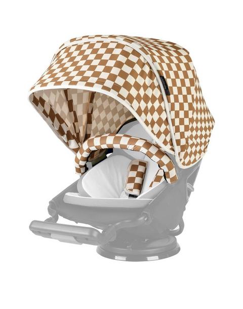 Stroller Canopy in Chestnut Check