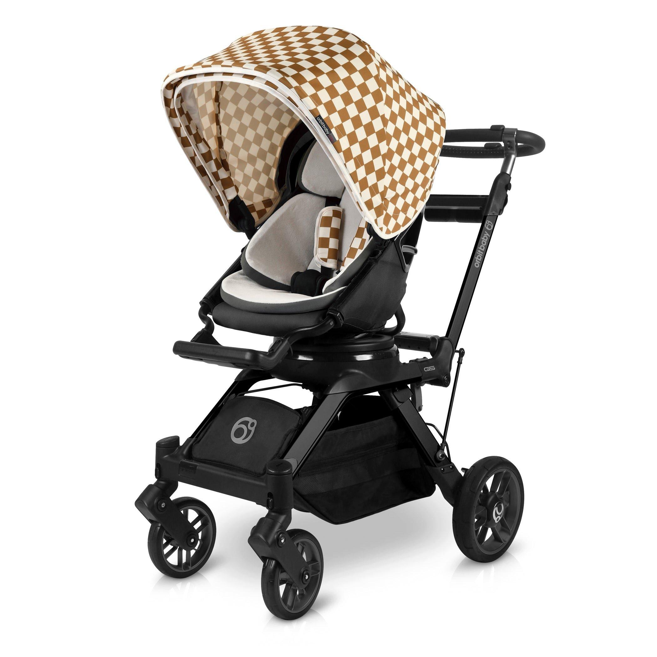 Stroller Canopy in Chestnut Check image number 1