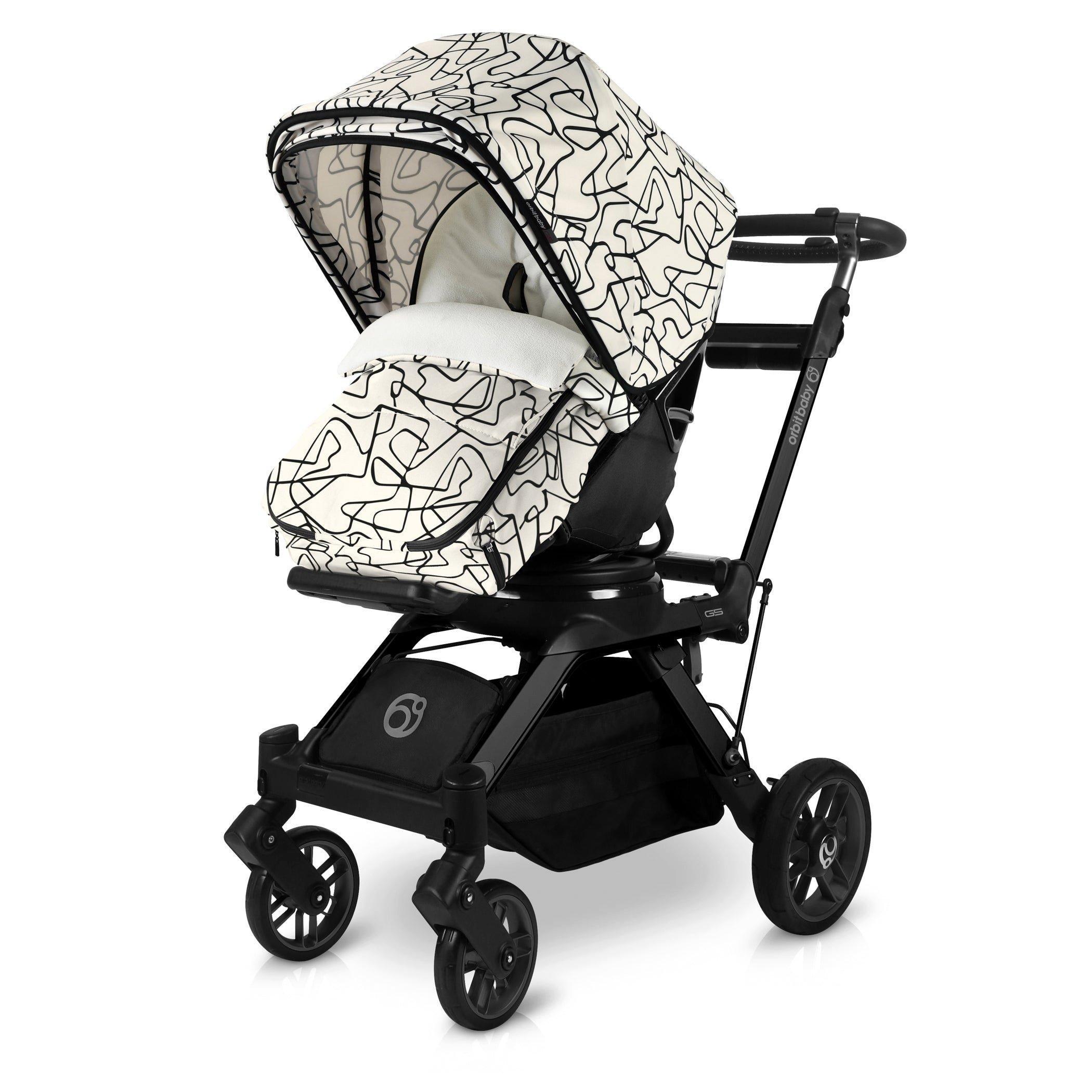 Stroller Canopy & Footmuff Bundle: Squiggle