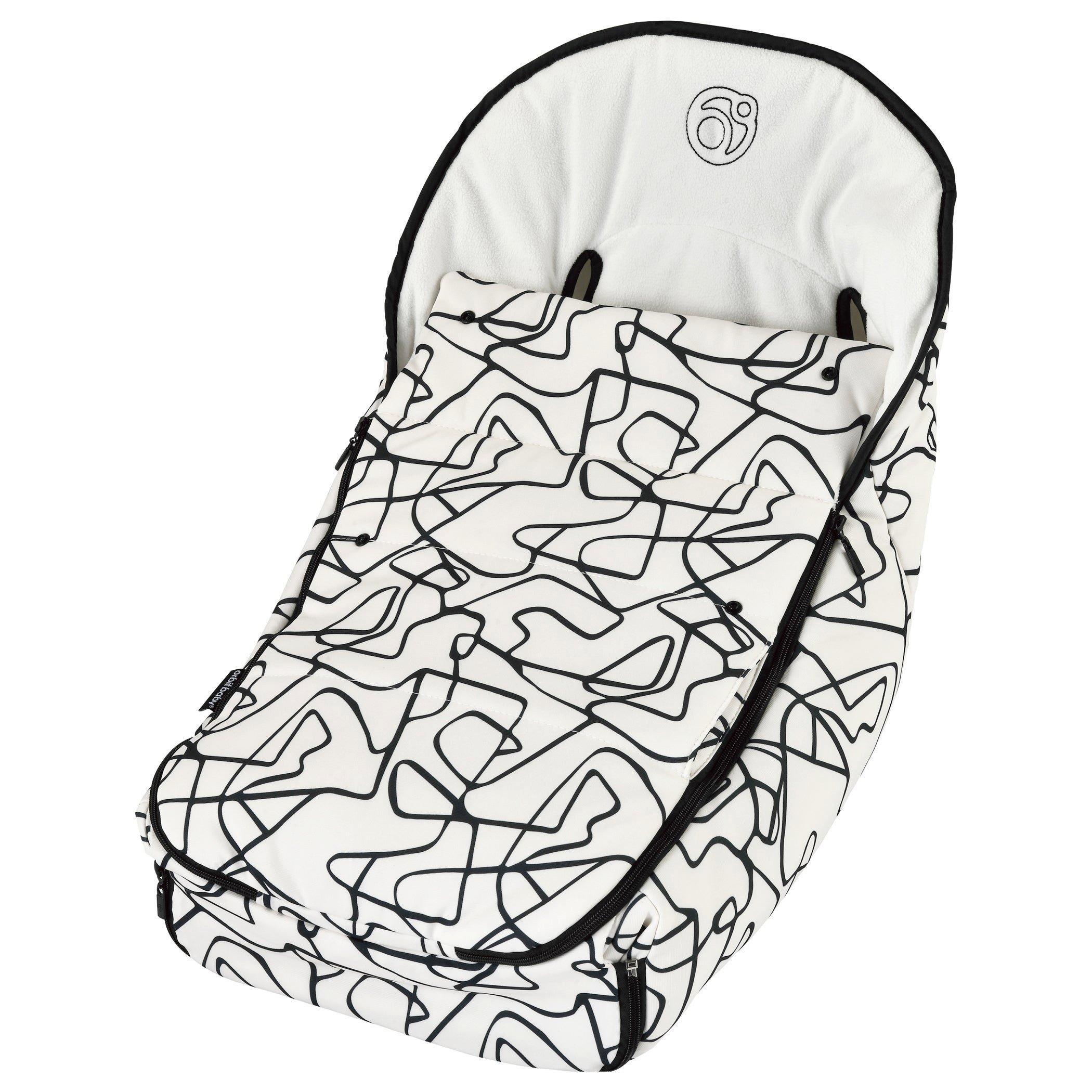 Stroller Canopy & Footmuff Bundle: Squiggle image number 2