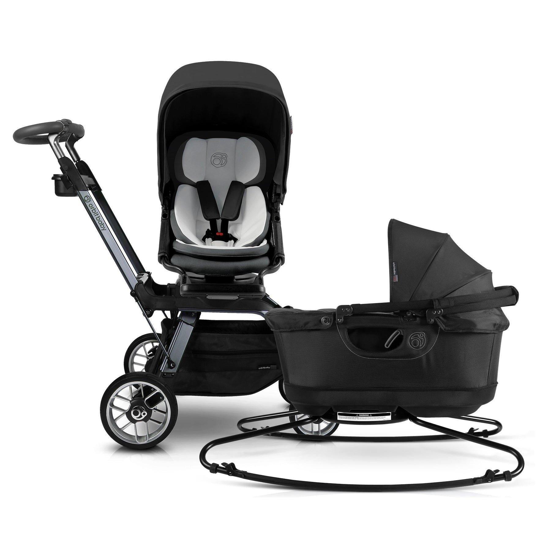Stroll & Lounge Travel System: Titanium | Black