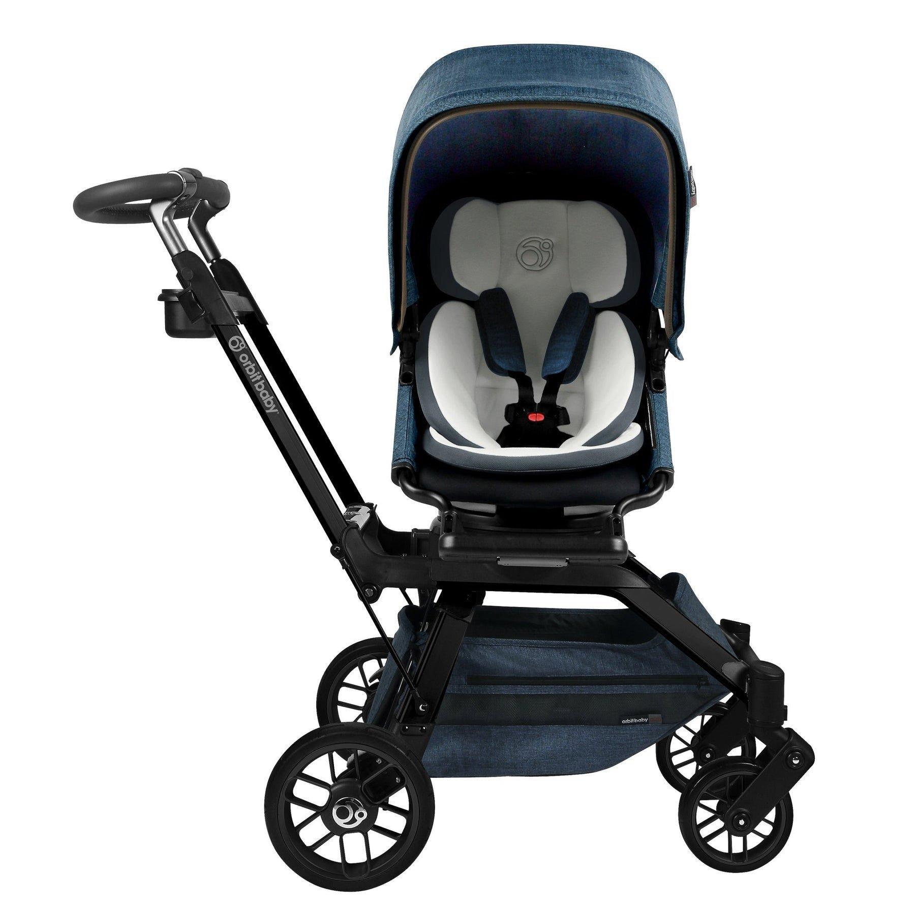 G5 Stroller: Black | Mélange Navy image number 1