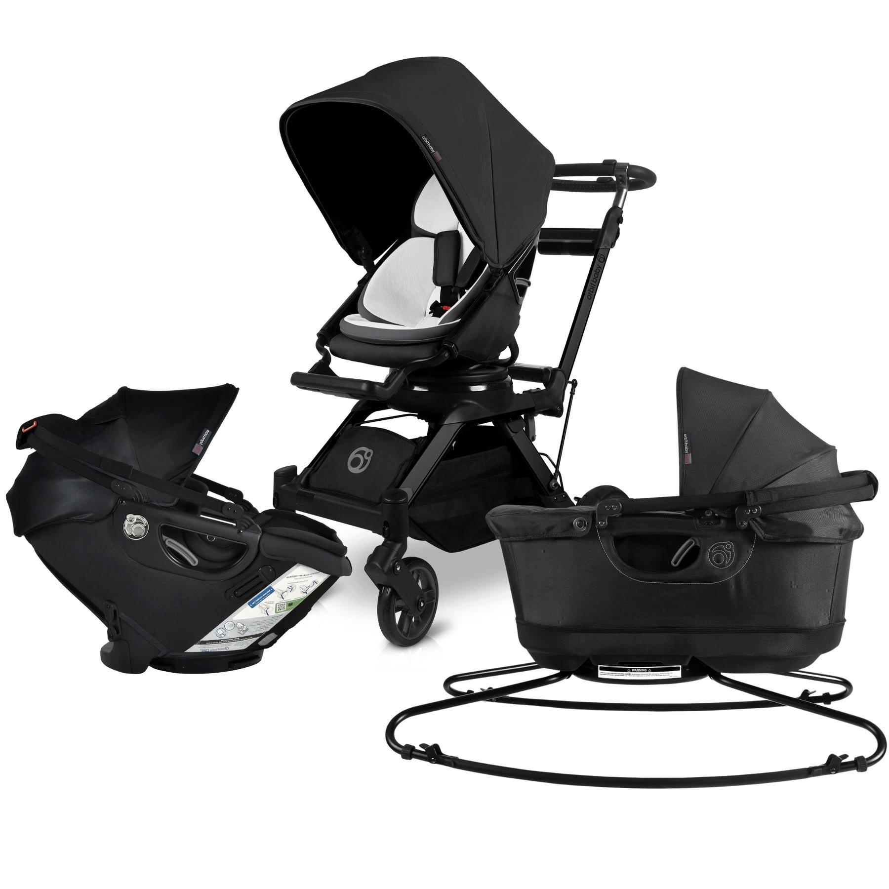 Stroll, Lounge & Ride Travel System: Black | Black