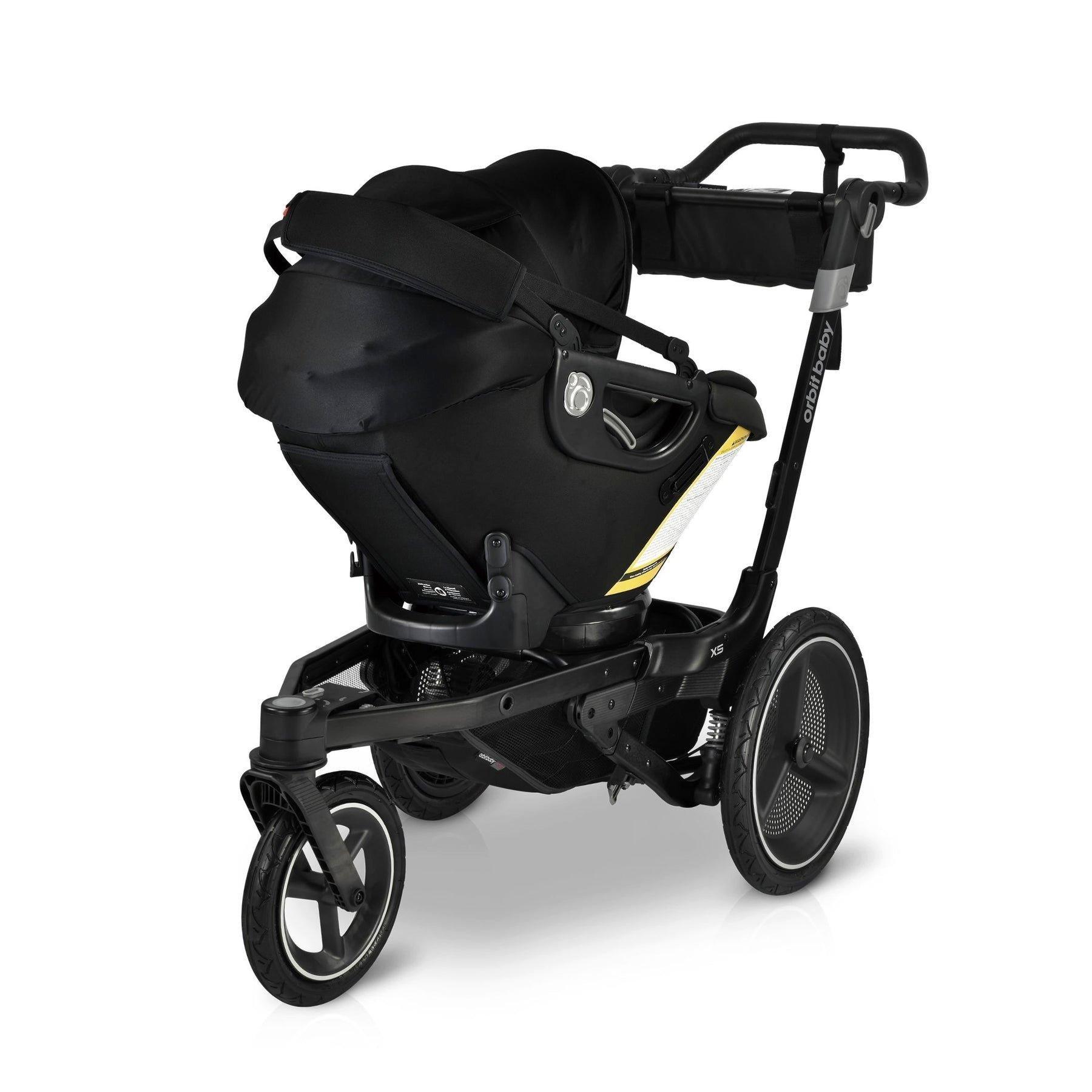 Jog, Lounge & Ride Travel System: Black | Black Merino image number 3