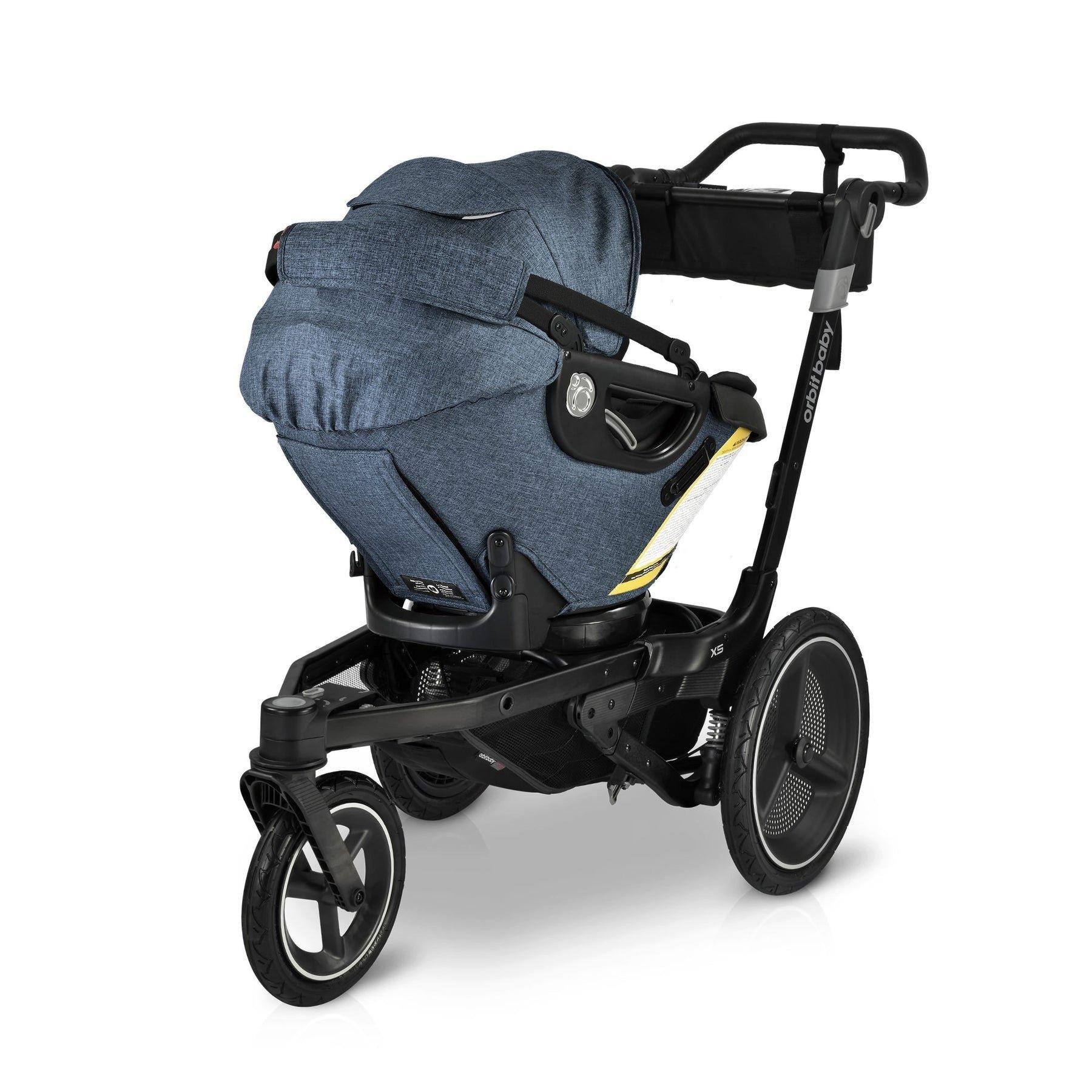 Jog & Ride Travel System: Black | Mélange Navy image number 2