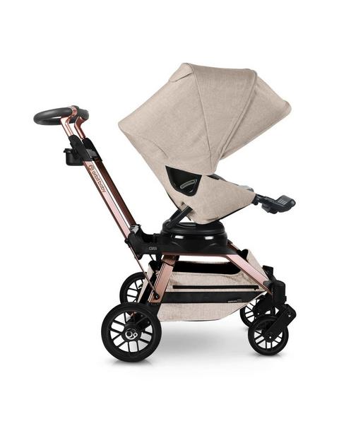 Stroll & Lounge Travel System: Rose Gold | Mélange Flax
