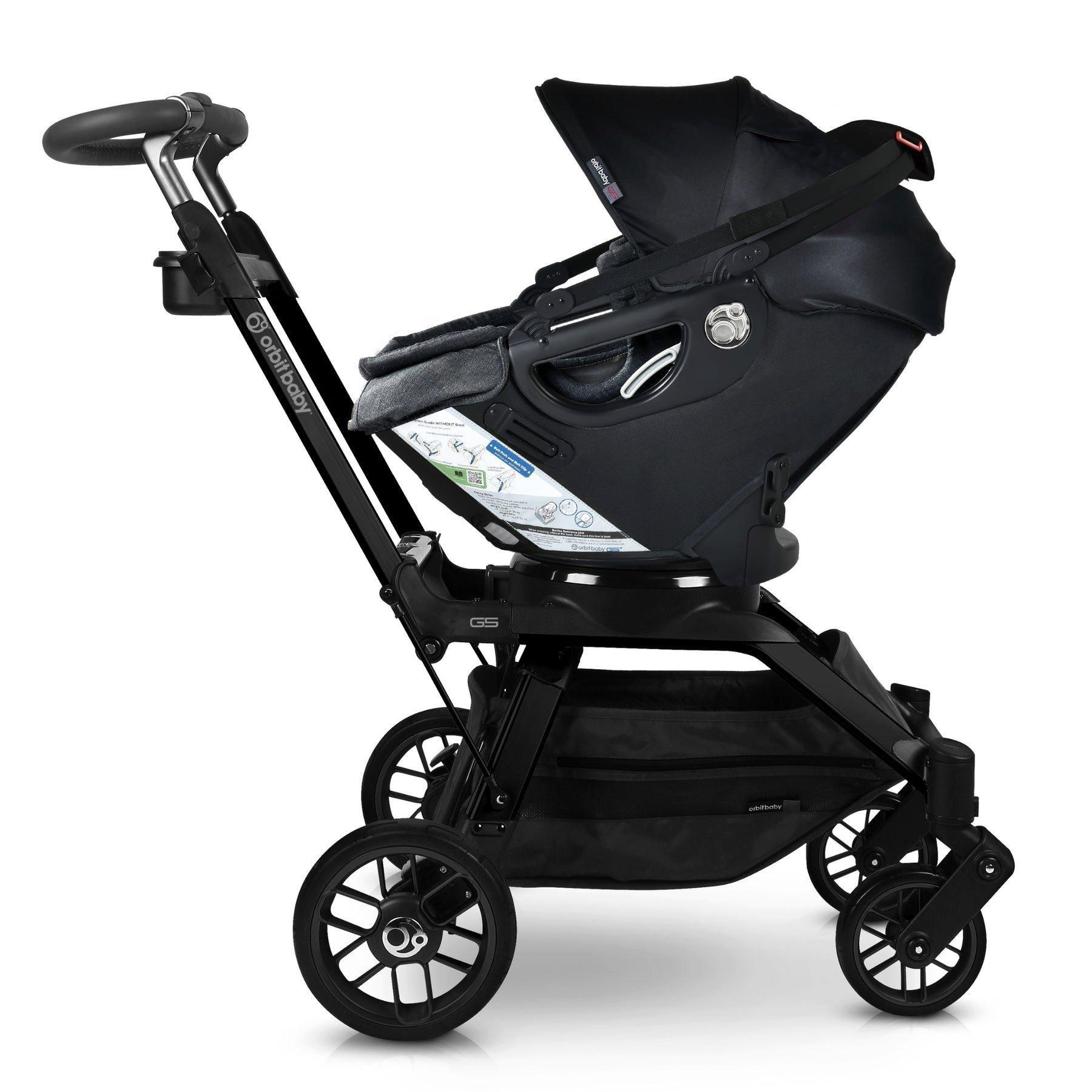 Stroll & Ride Travel System: Black | Black Merino image number 2