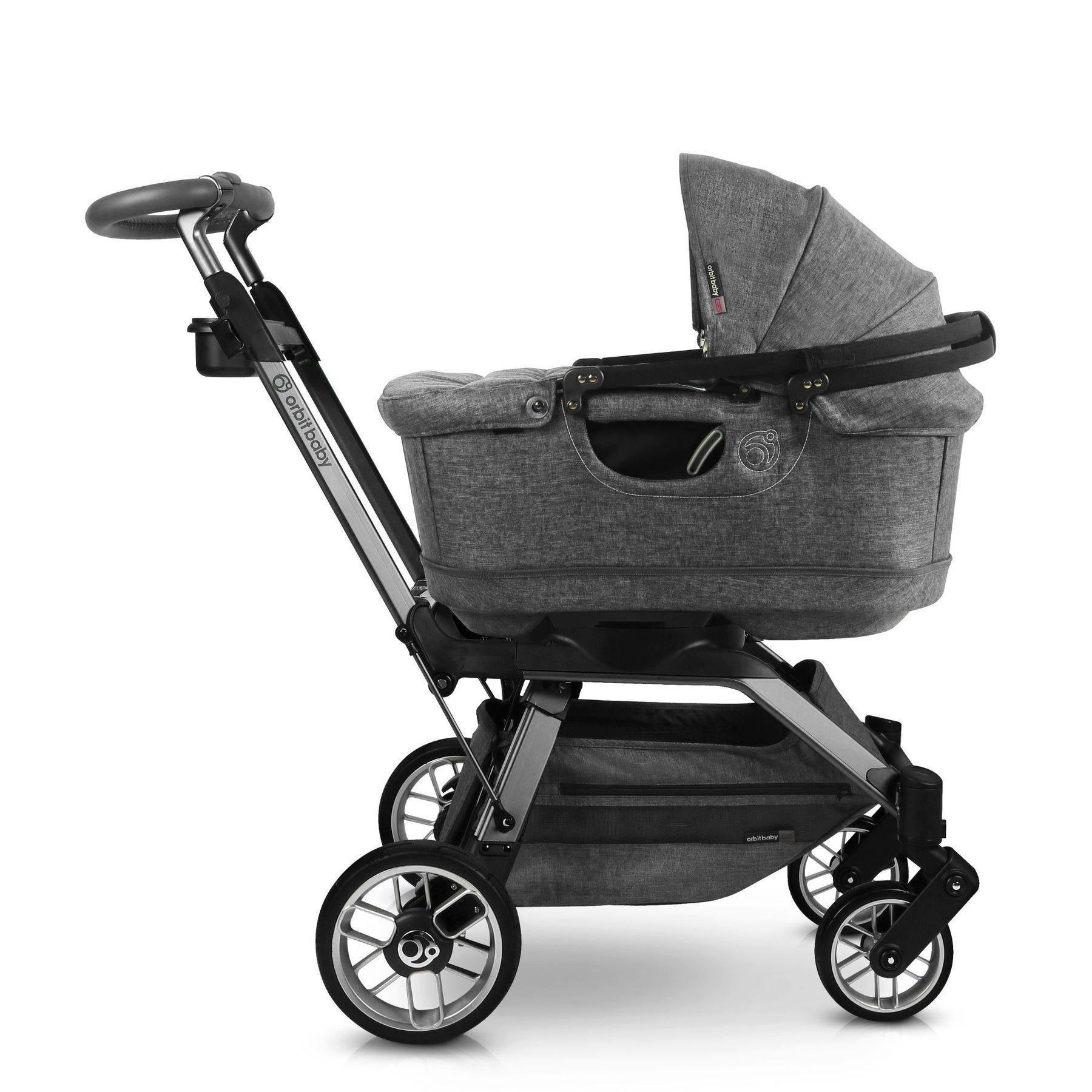 Stroll, Lounge & Ride Travel System: Titanium | Mélange Grey image number 3