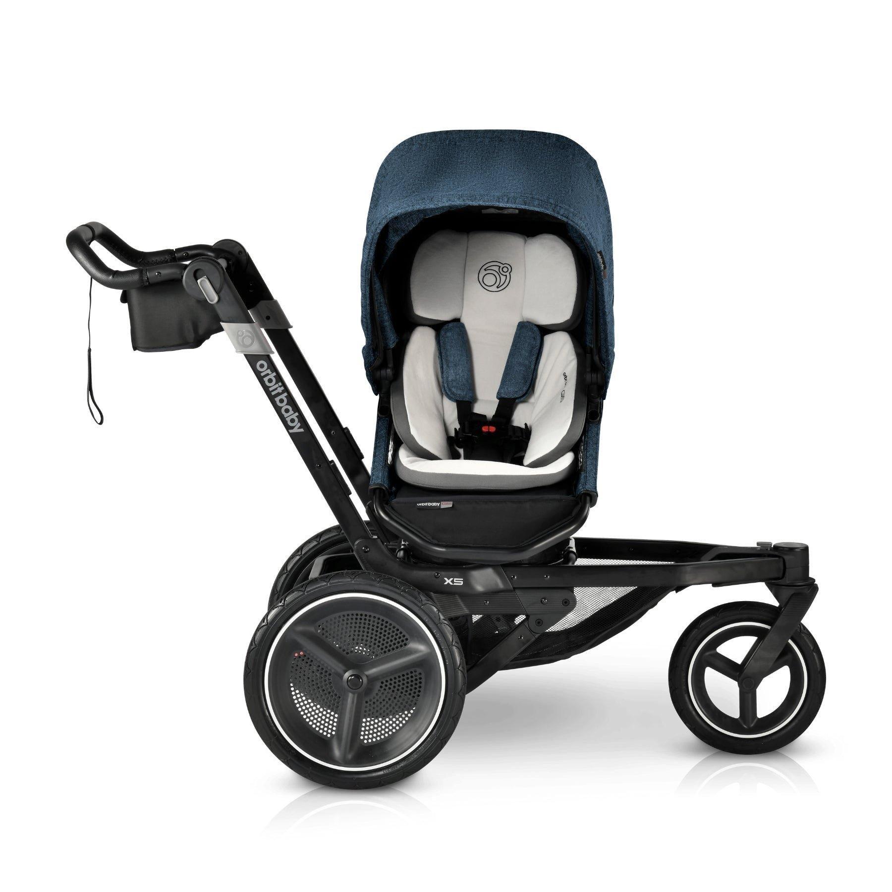 Jog & Lounge Travel System: Black | Mélange Navy image number 1