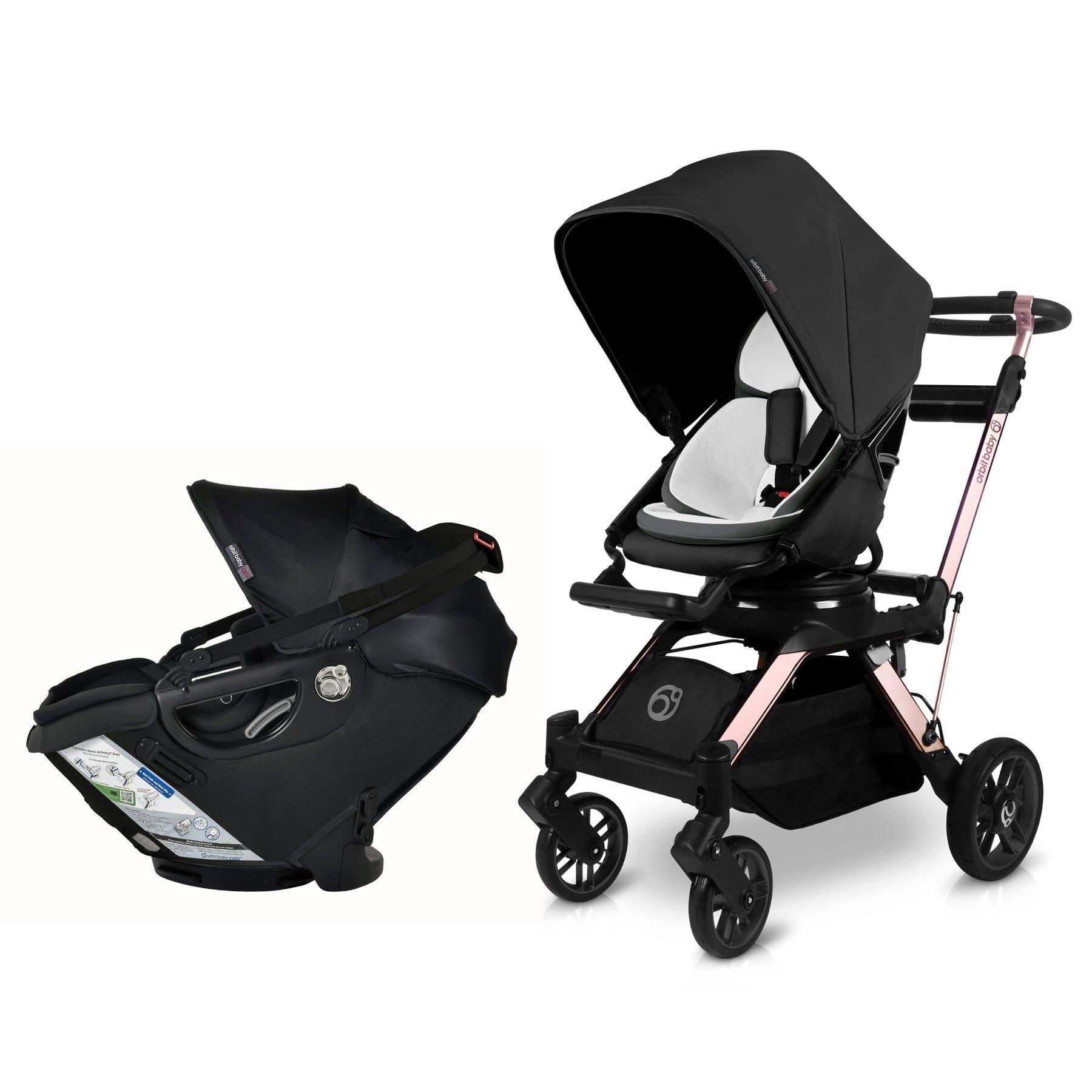 Stroll & Ride Travel System: Rose Gold | Black