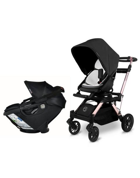 Stroll & Ride Travel System: Rose Gold | Black