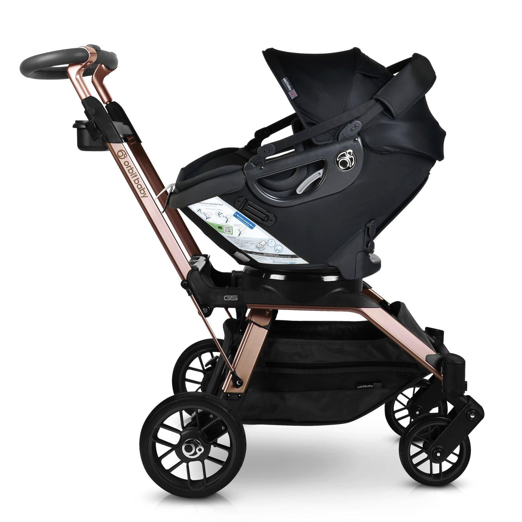 Stroll & Ride Travel System: Rose Gold | Black image number 2