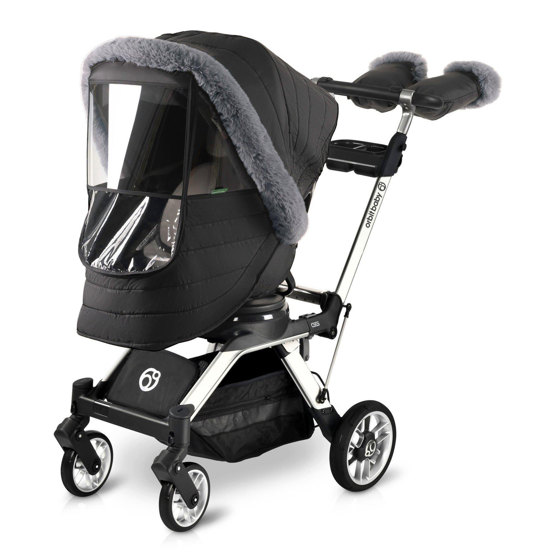 G5 Stroller Winter Kit: Grey Fur